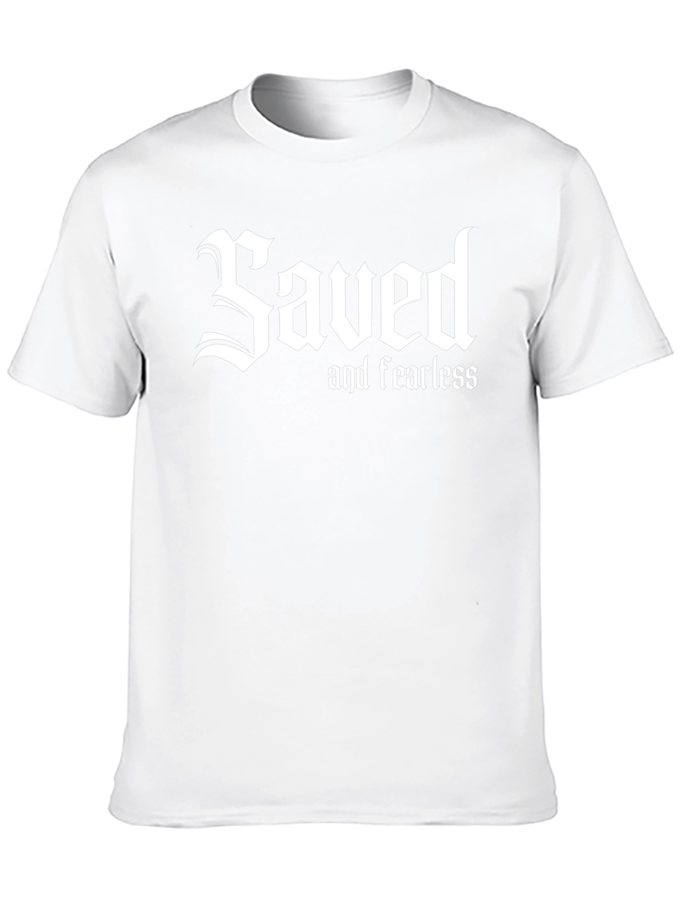 Saved and Fearless Black T-Shirt