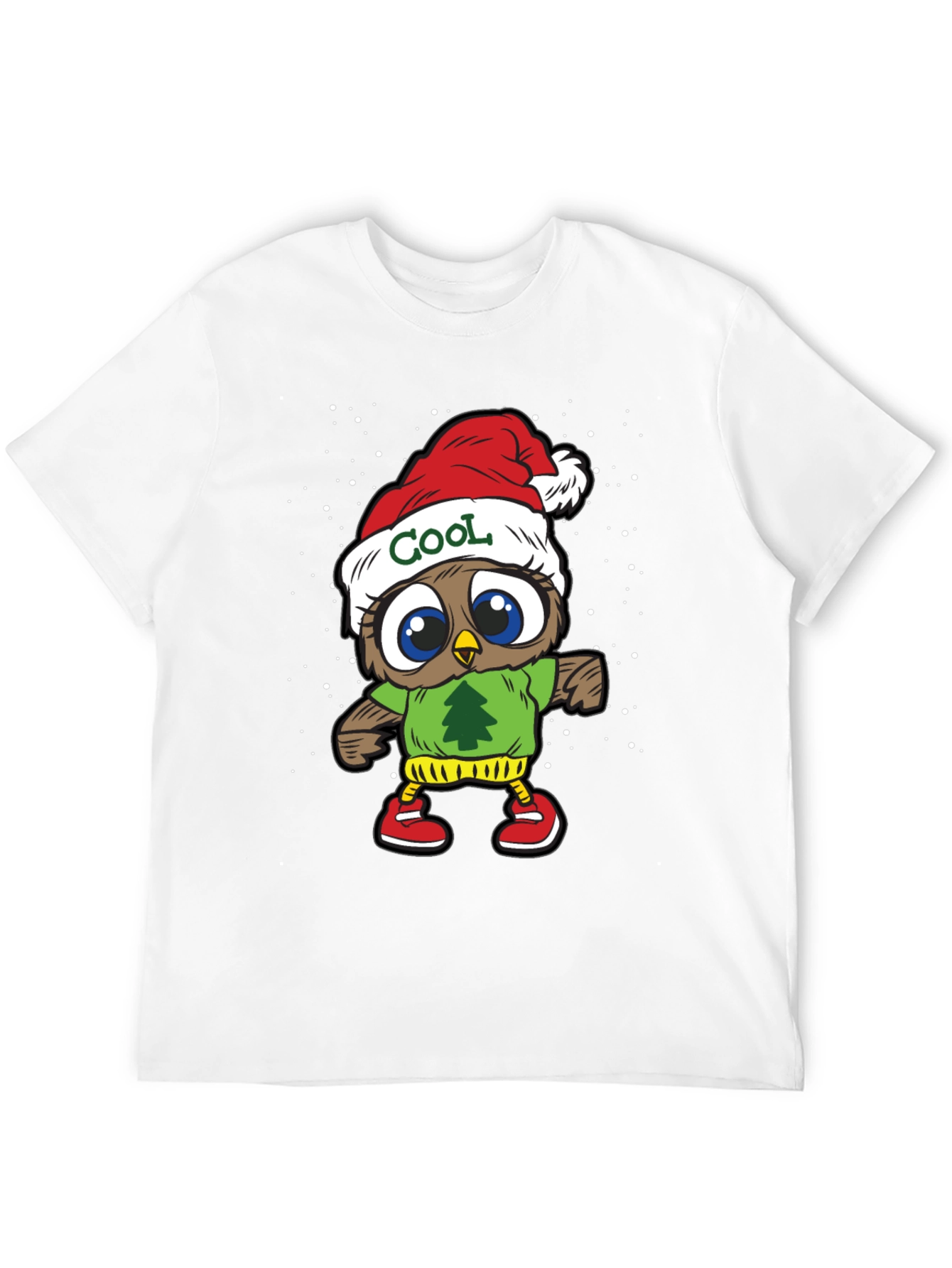 Cool Owl Christmas T-Shirt