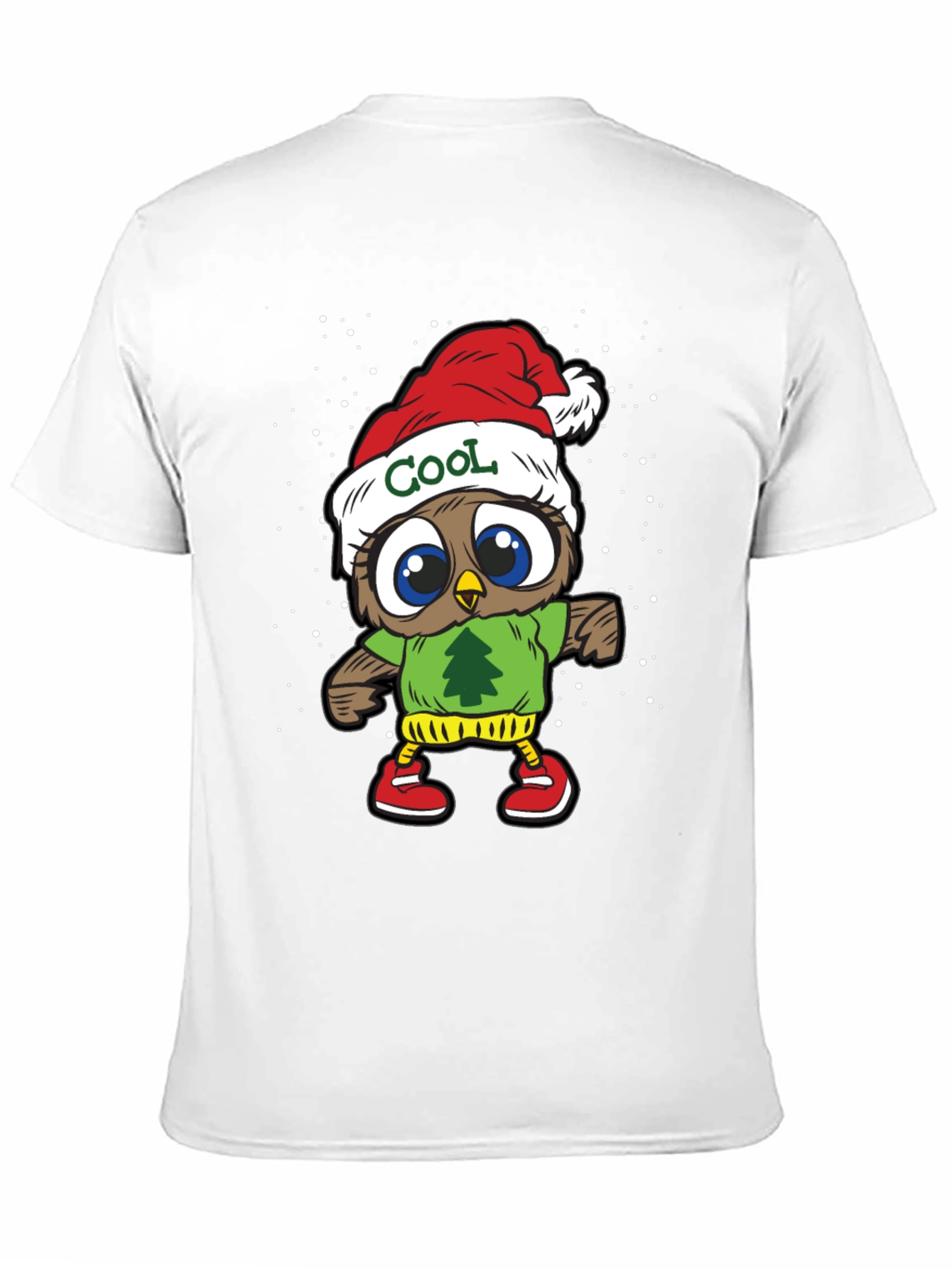 Cool Owl Christmas T-Shirt