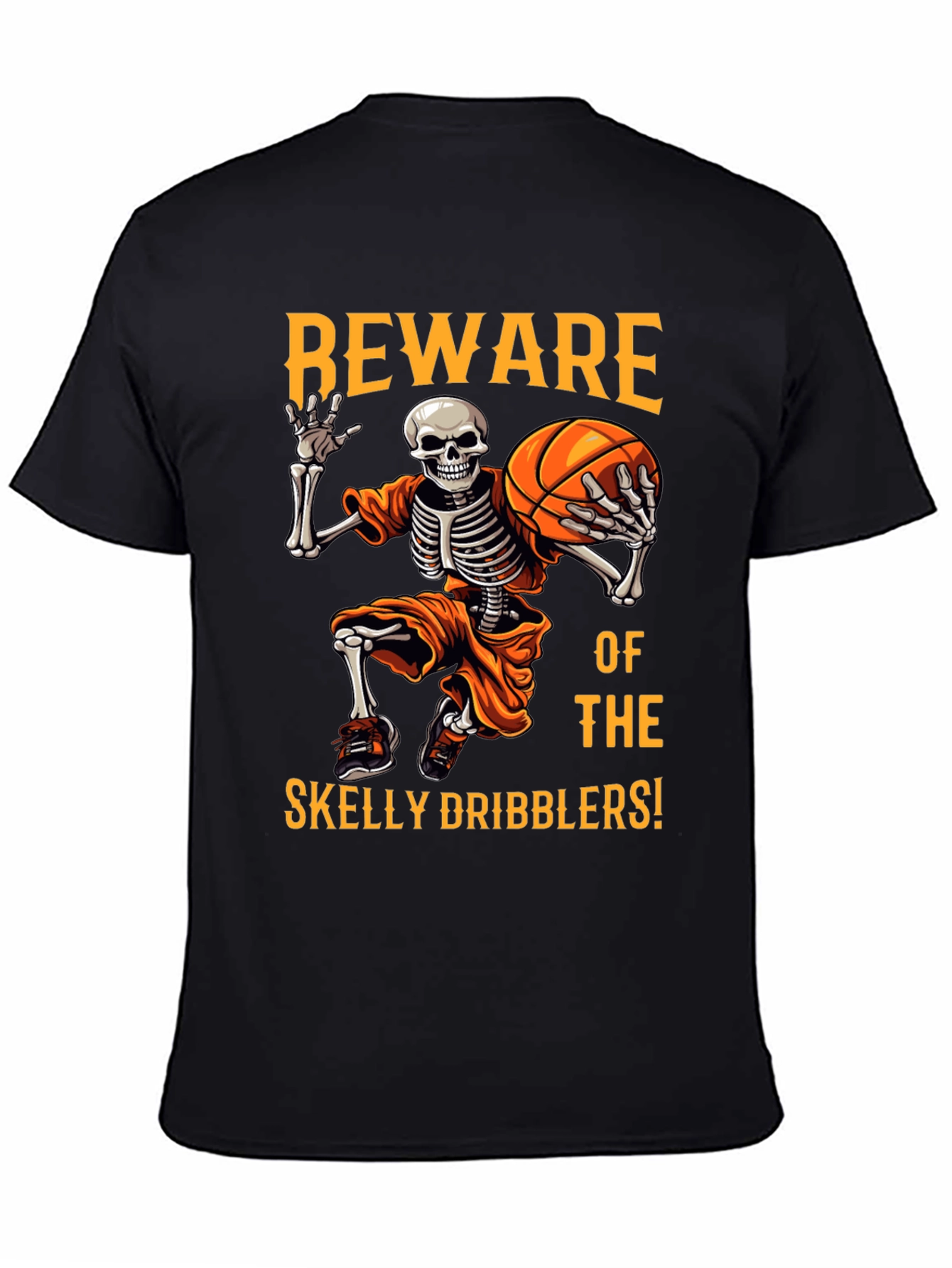 Beware Skelly Dribblers Halloween T-Shirt