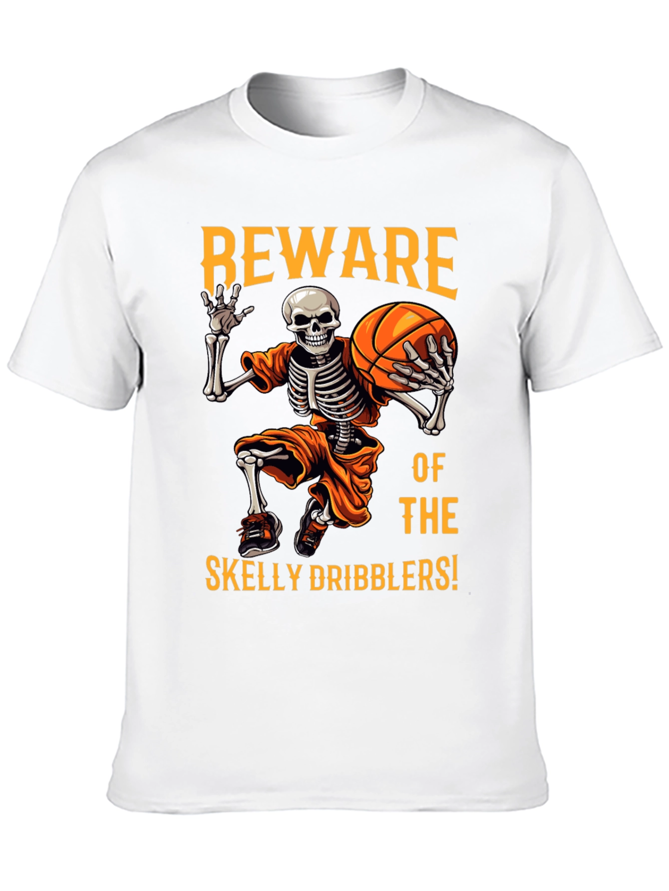 Beware Skelly Dribblers Halloween T-Shirt