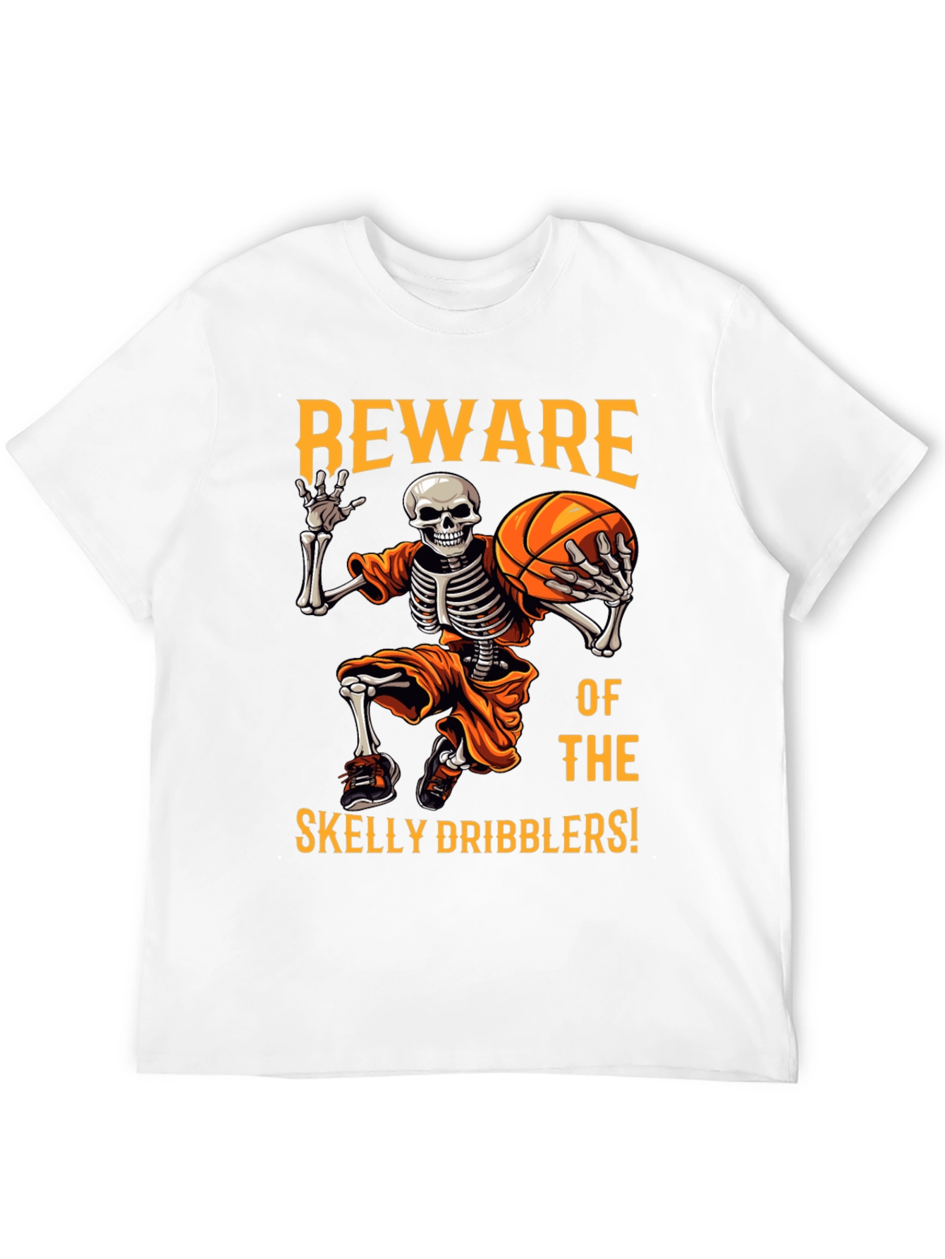 Beware Skelly Dribblers Halloween T-Shirt