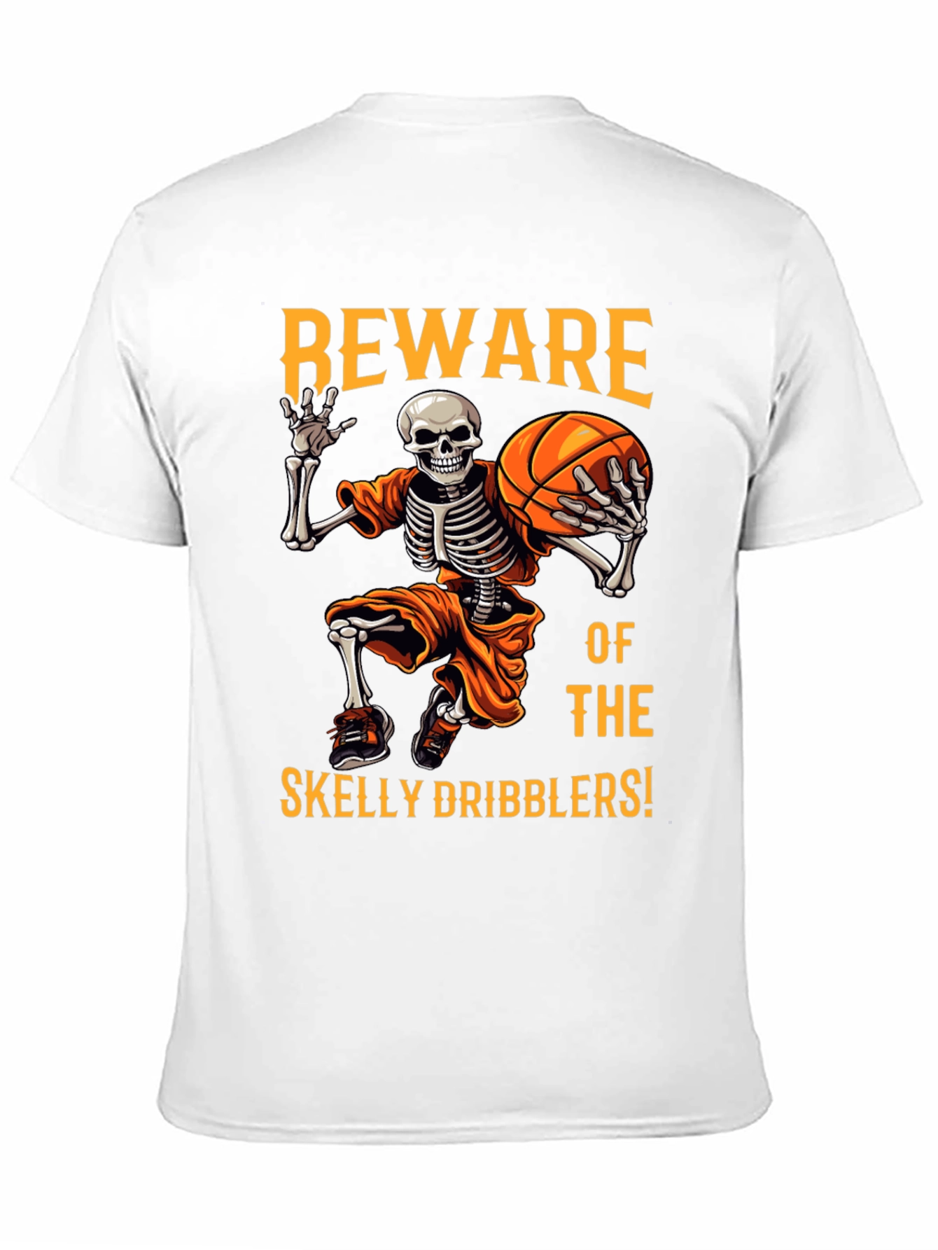 Beware Skelly Dribblers Halloween T-Shirt