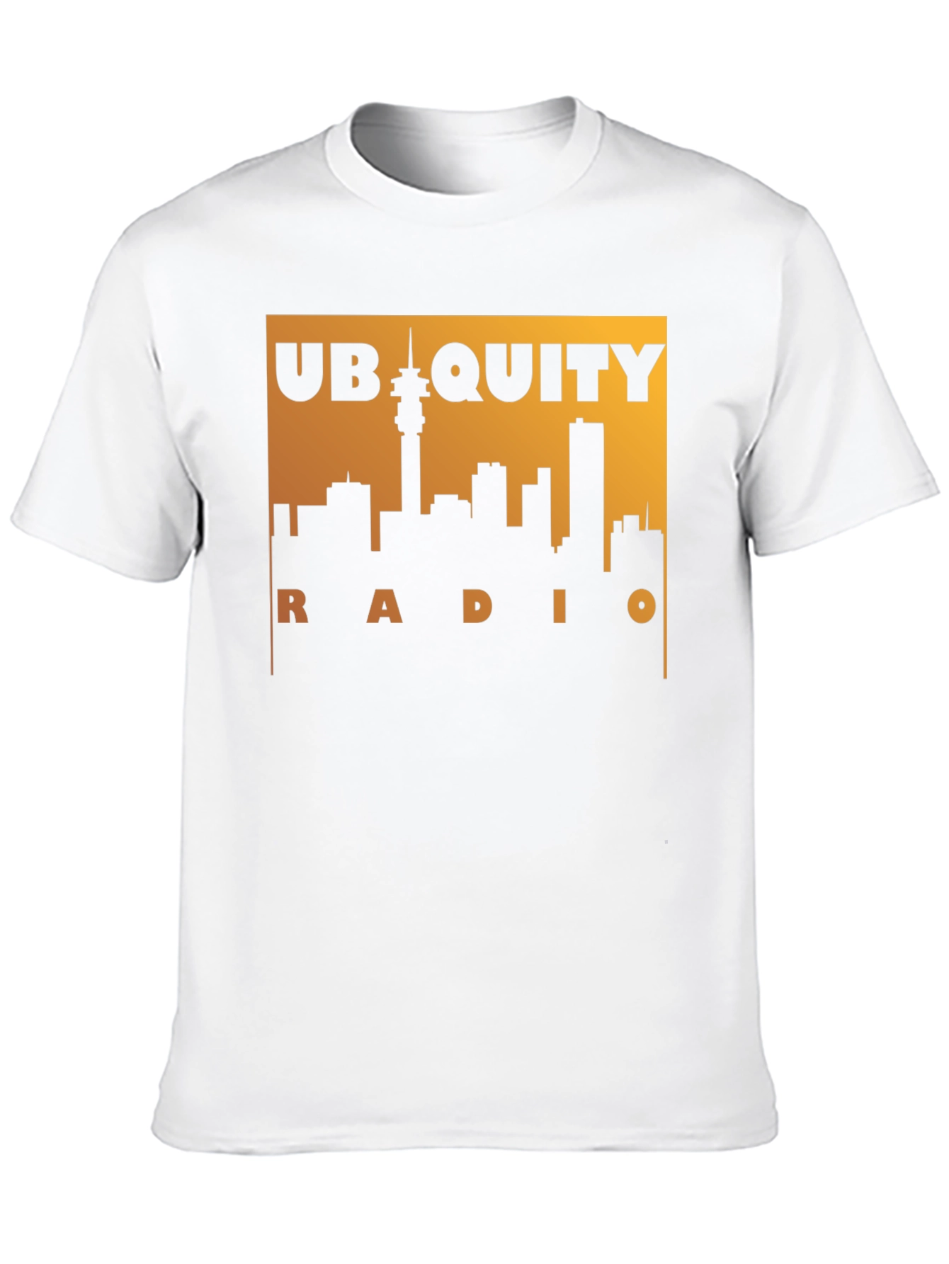 Ubiquity Radio T-Shirt - Cityscape Design