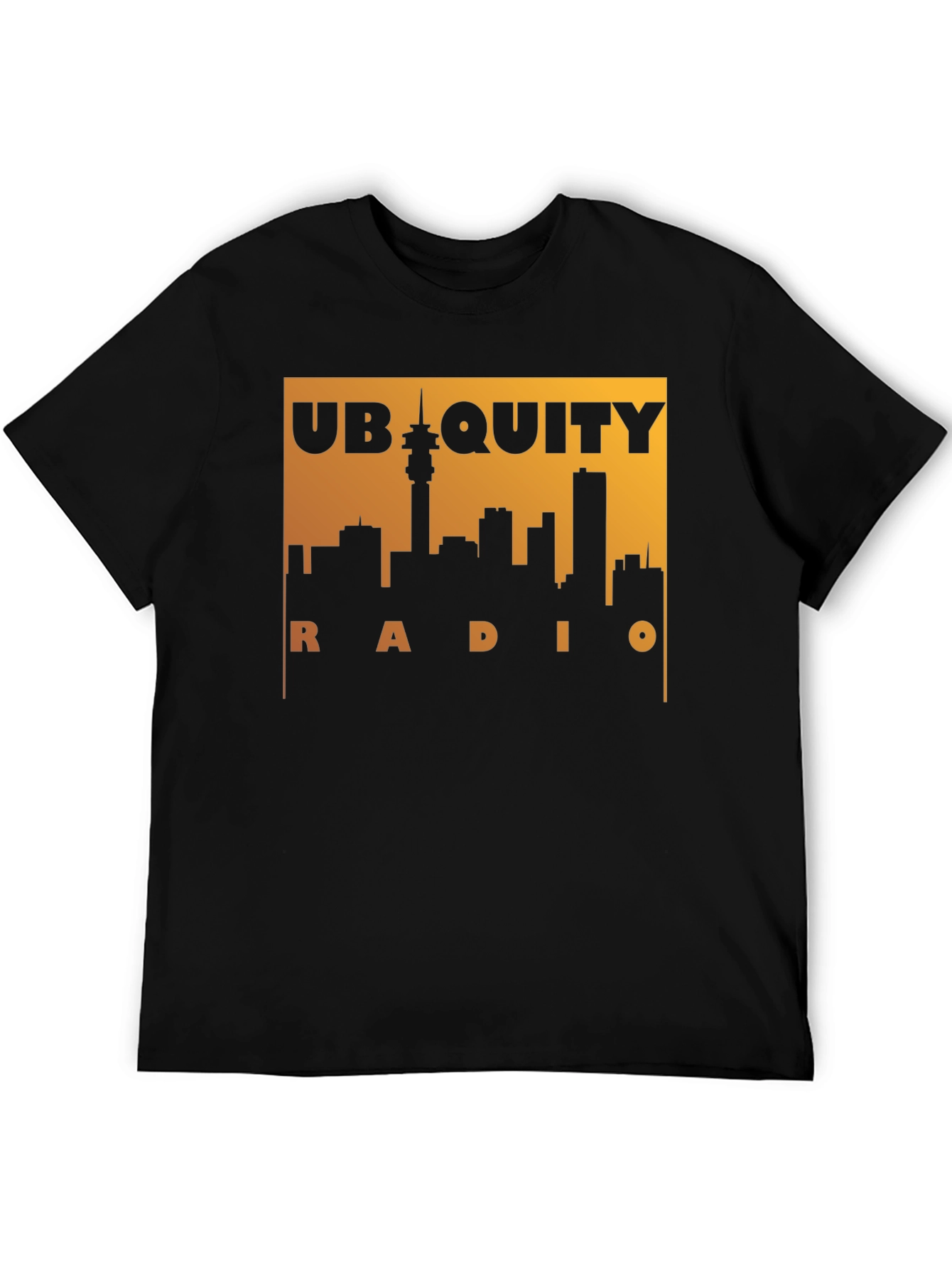 Ubiquity Radio T-Shirt - Cityscape Design