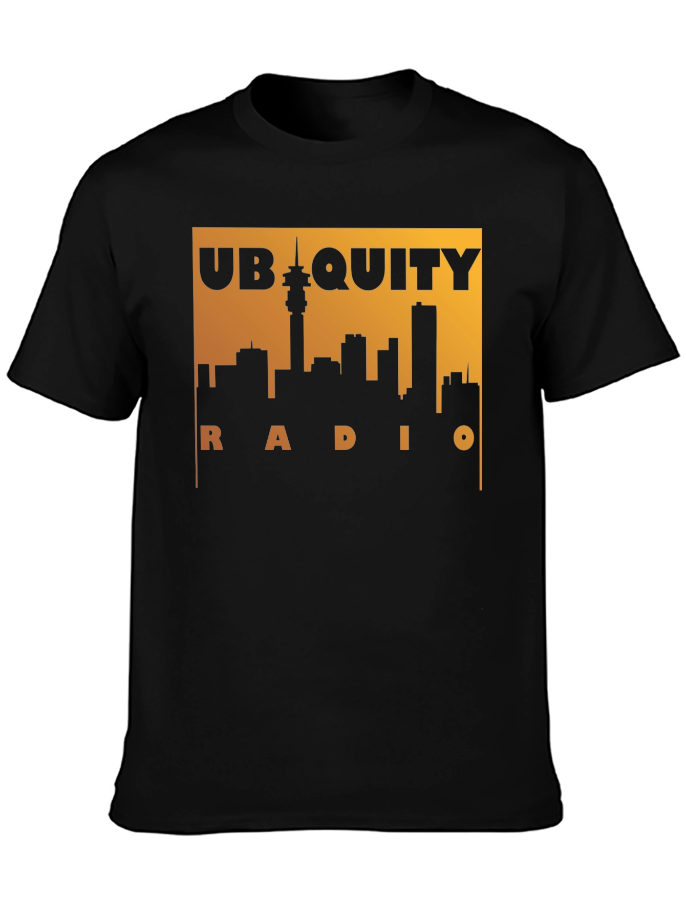 Ubiquity Radio T-Shirt - Cityscape Design
