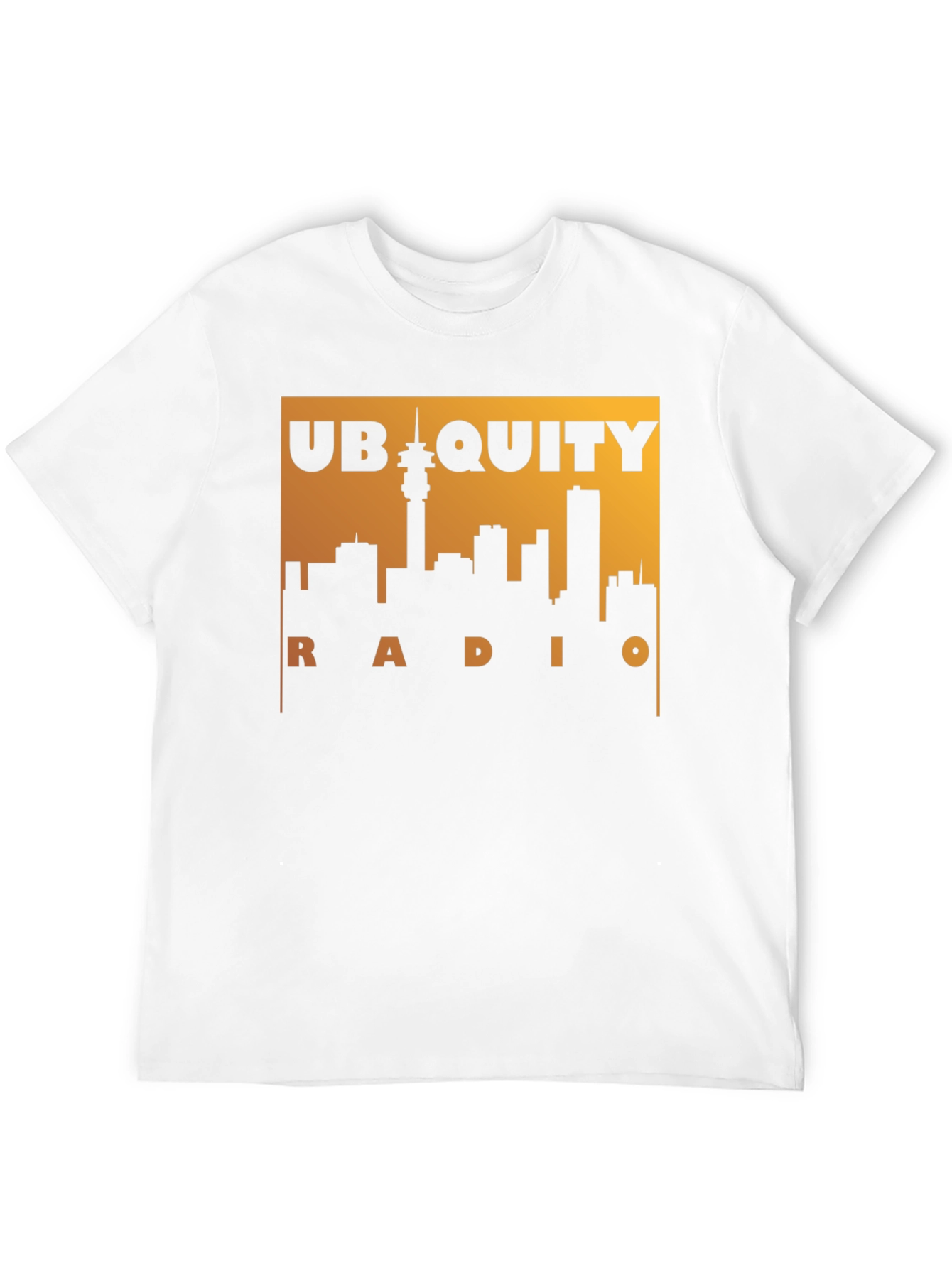 Ubiquity Radio T-Shirt - Cityscape Design