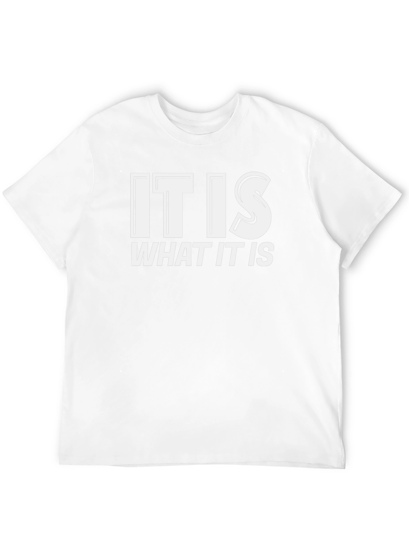 It Is What It Is Graphic Tee - Black