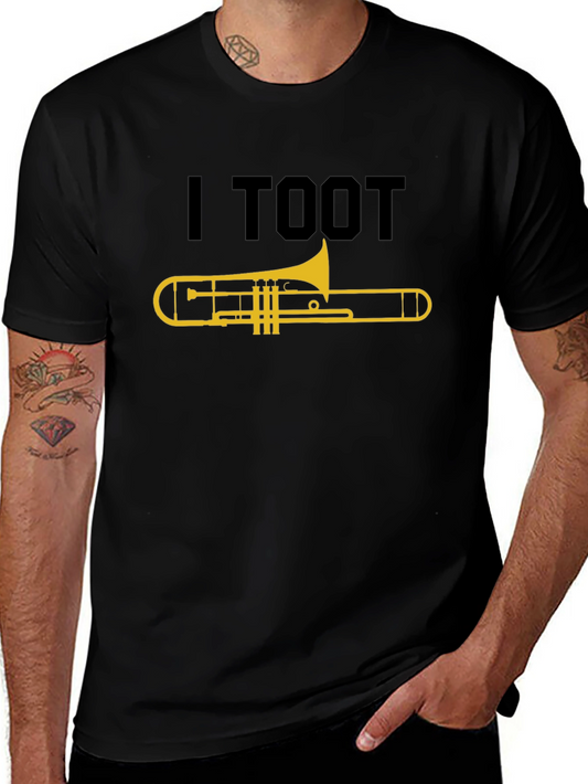 I Toot Trombone Black T-Shirt