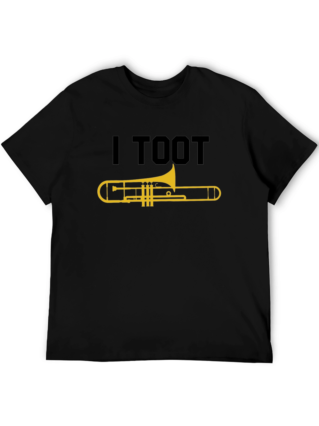 I Toot Trombone Black T-Shirt