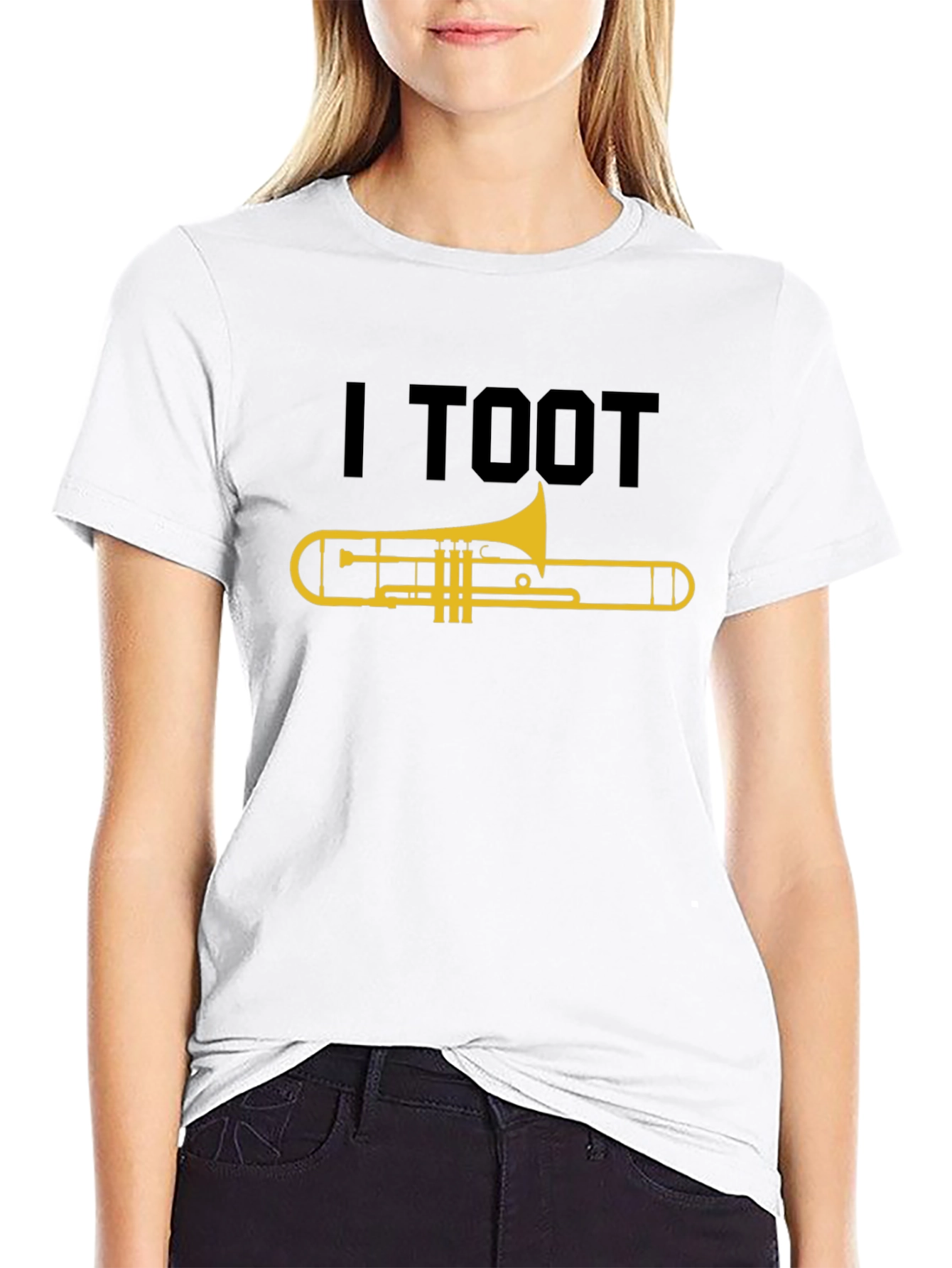 I Toot Trombone Black T-Shirt