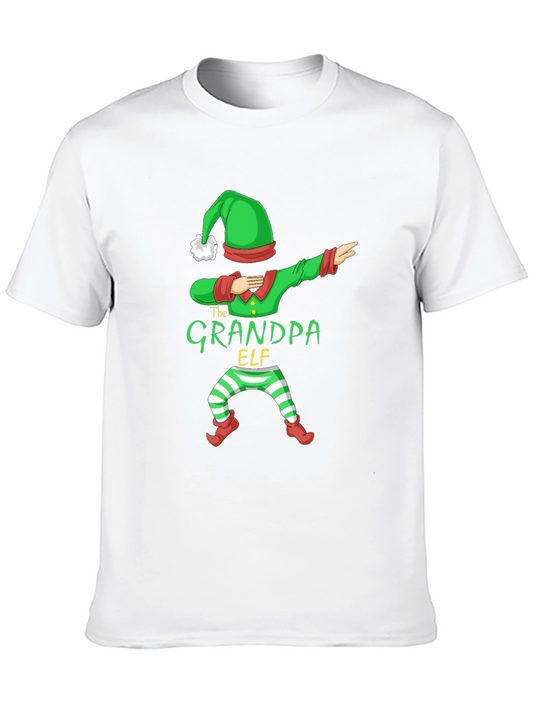 Grandpa Elf Dabbing T-Shirt