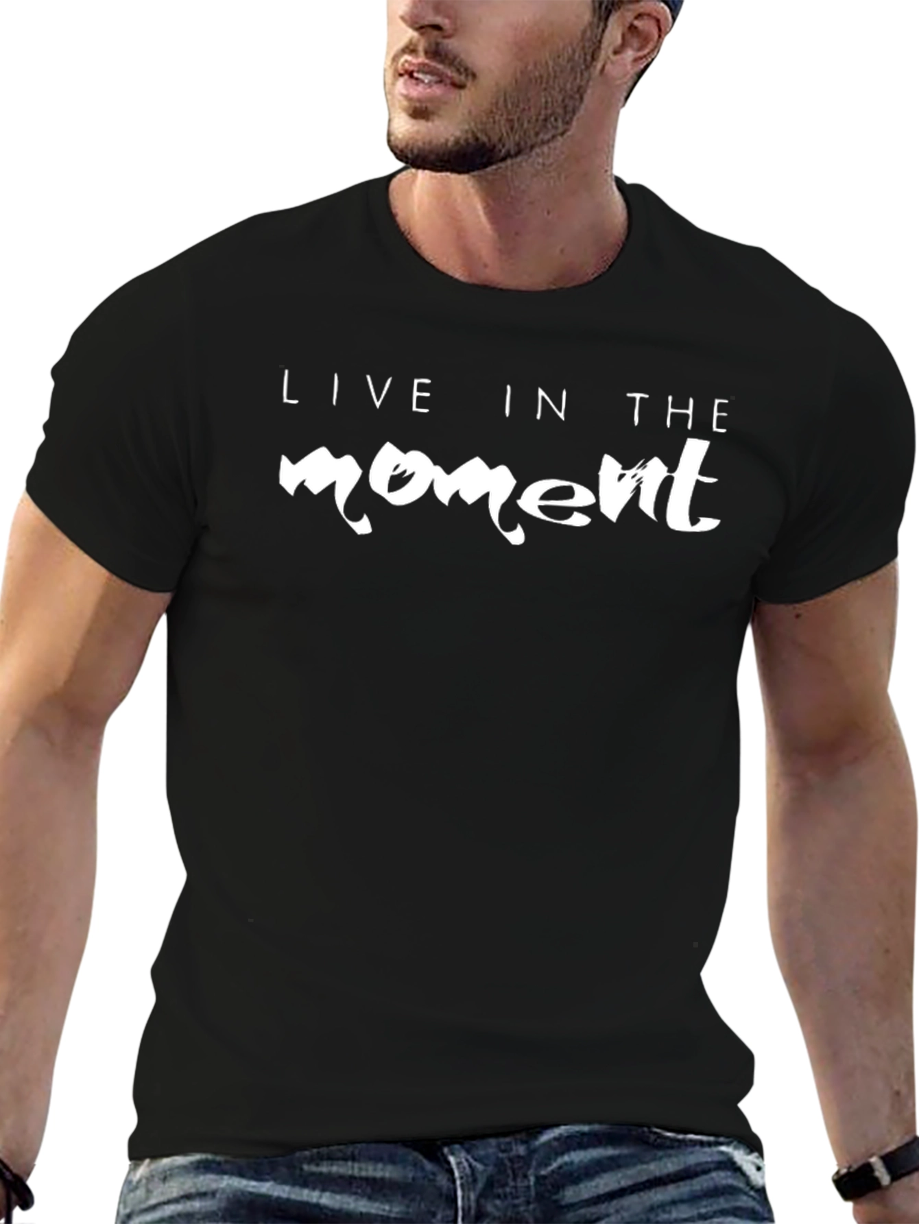 Live in the Moment Black T-Shirt