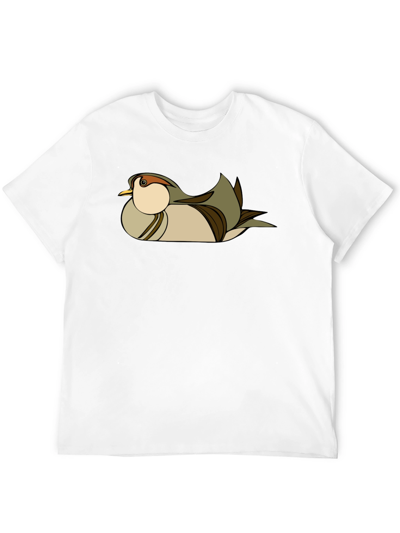 Stylish Bird Graphic Black T-Shirt