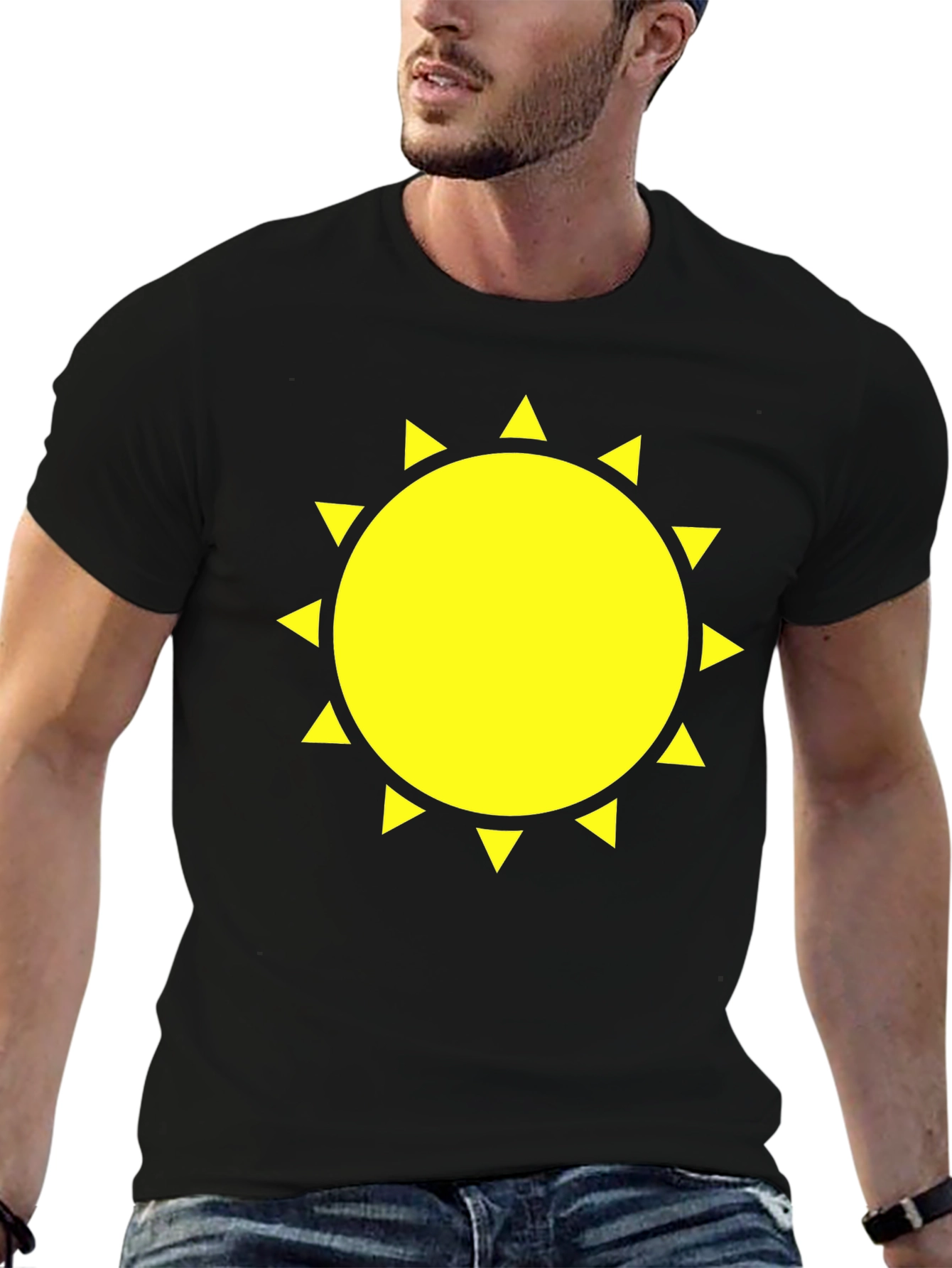 Sunny Graphic Black T-Shirt - Mens