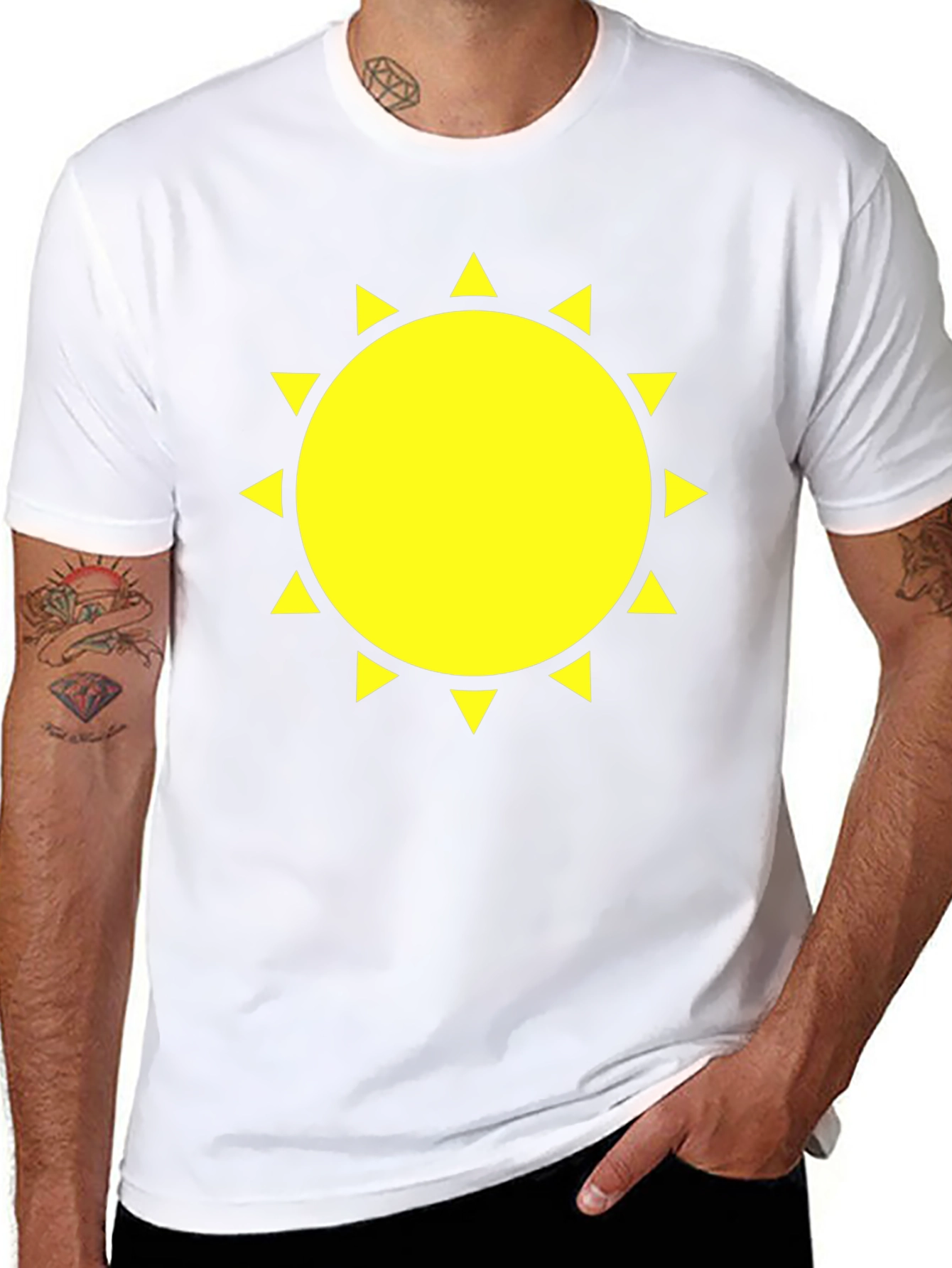 Sunny Graphic Black T-Shirt - Mens