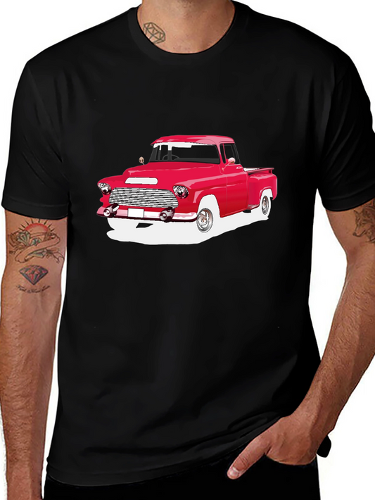 Vintage Red Truck Graphic T-Shirt