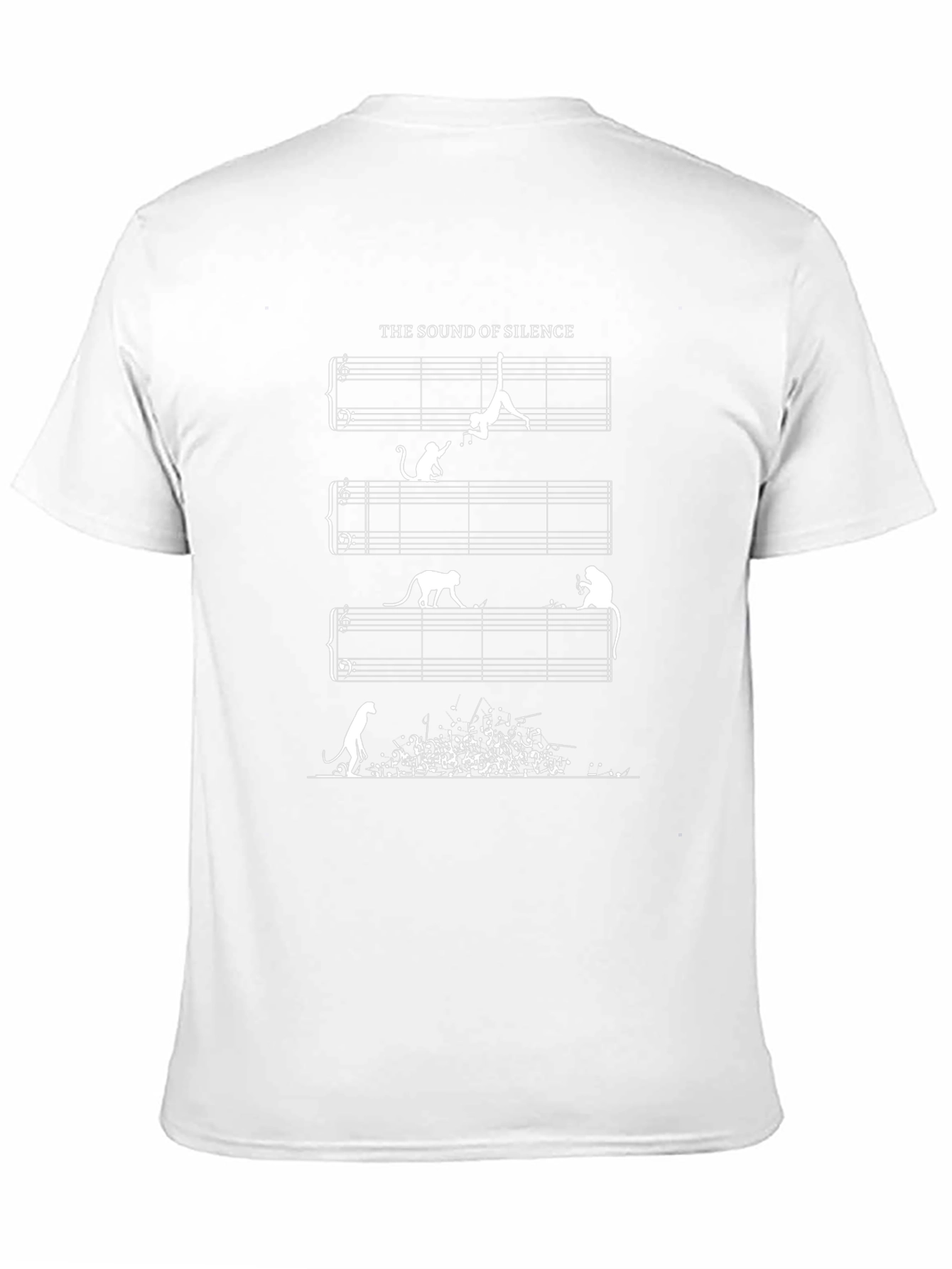 The Sound of Silence Monkey Music T-Shirt