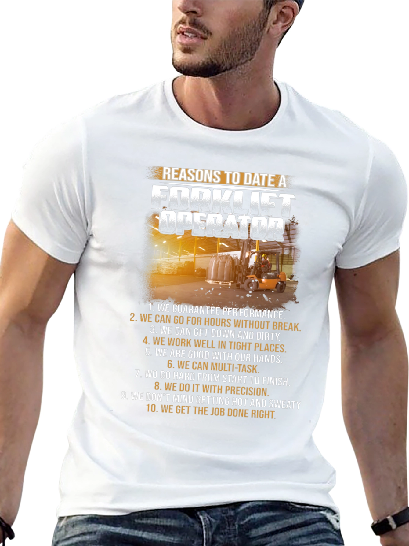 Reasons to Date a Forklift Operator T-Shirt