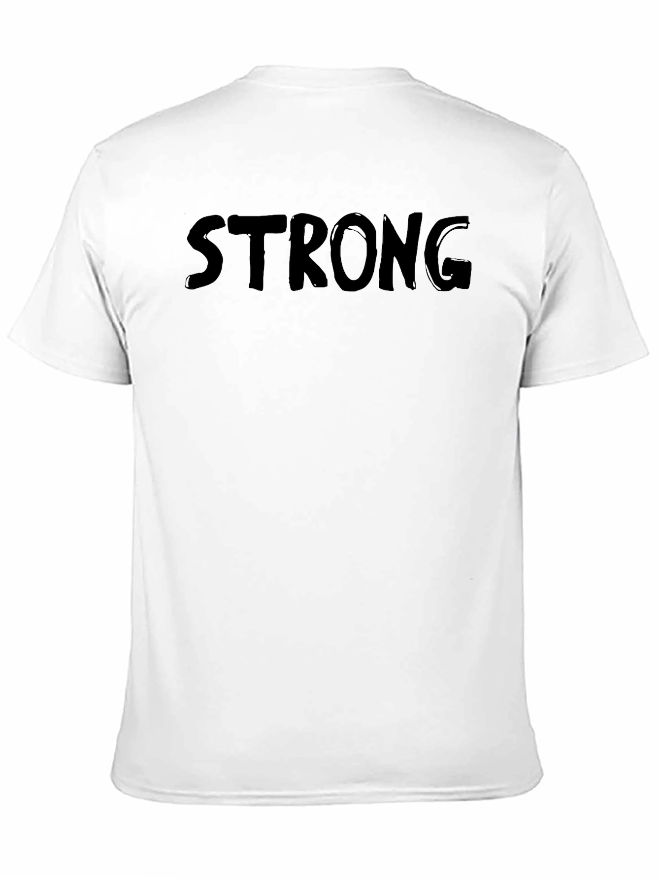 Strong Graphic Tee - Mens Black T-Shirt