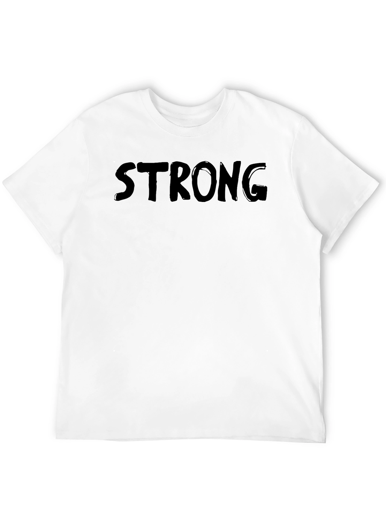 Strong Graphic Tee - Mens Black T-Shirt