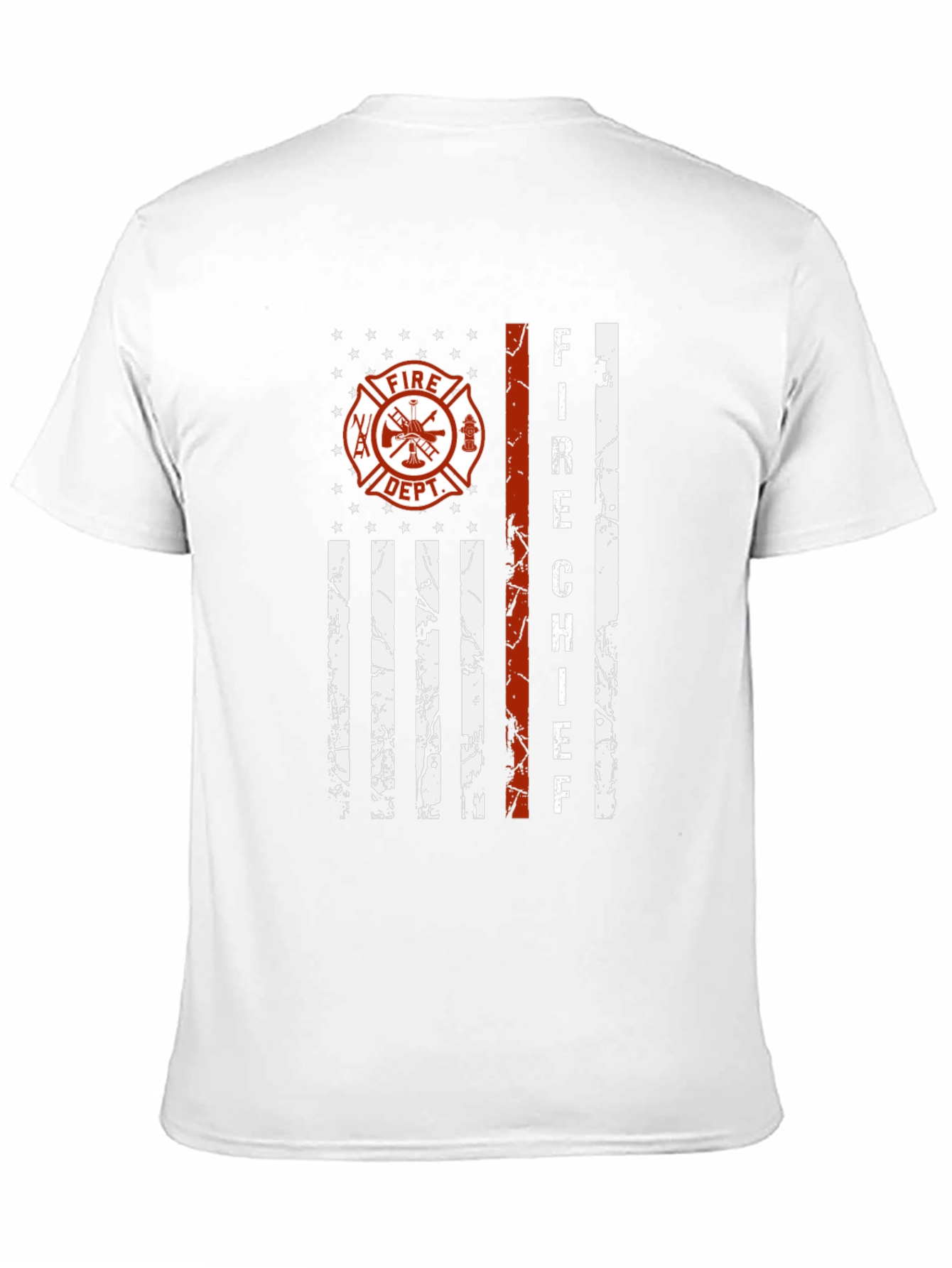 Fire Chief American Flag Graphic Tee