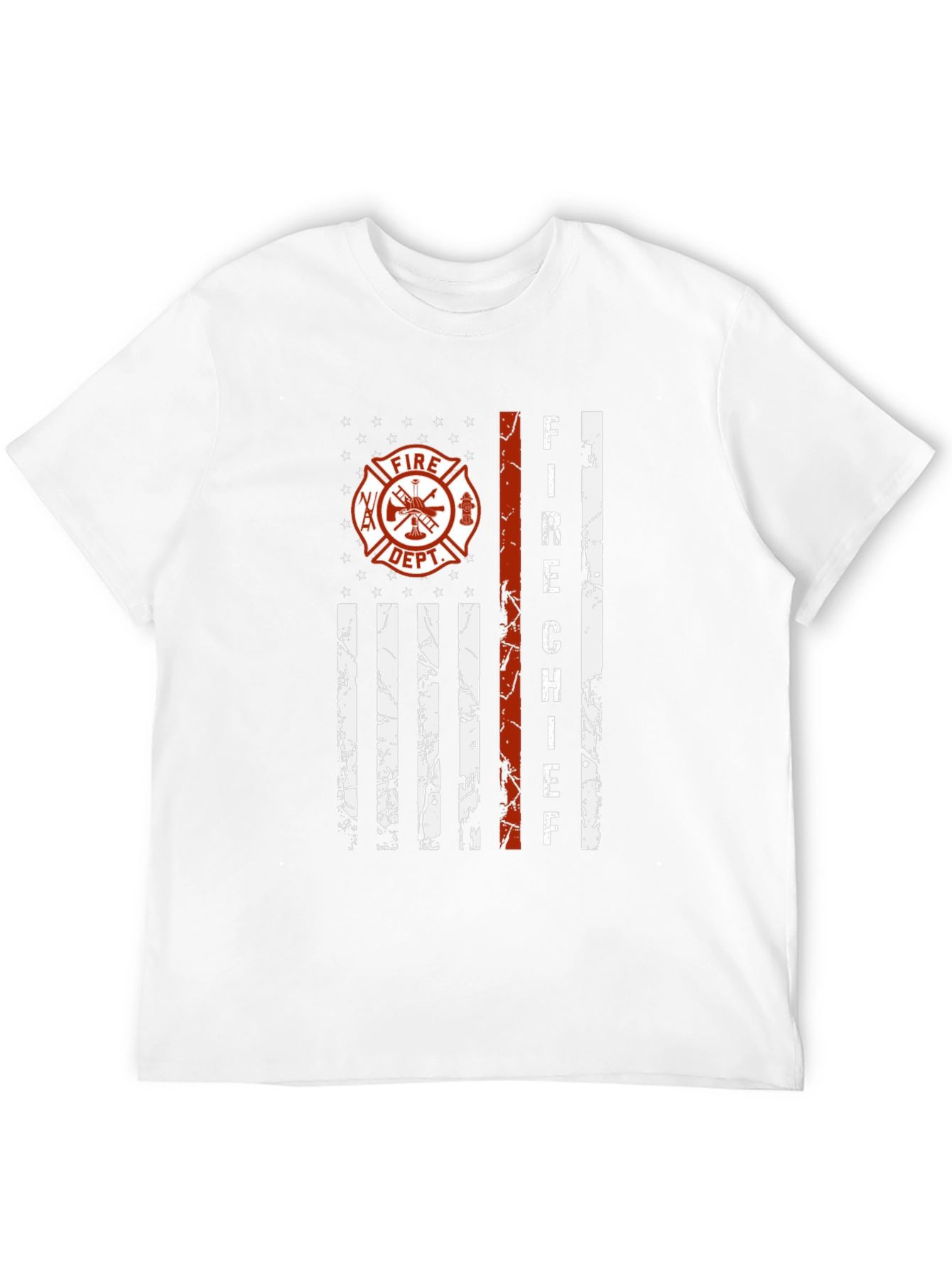 Fire Chief American Flag Graphic Tee