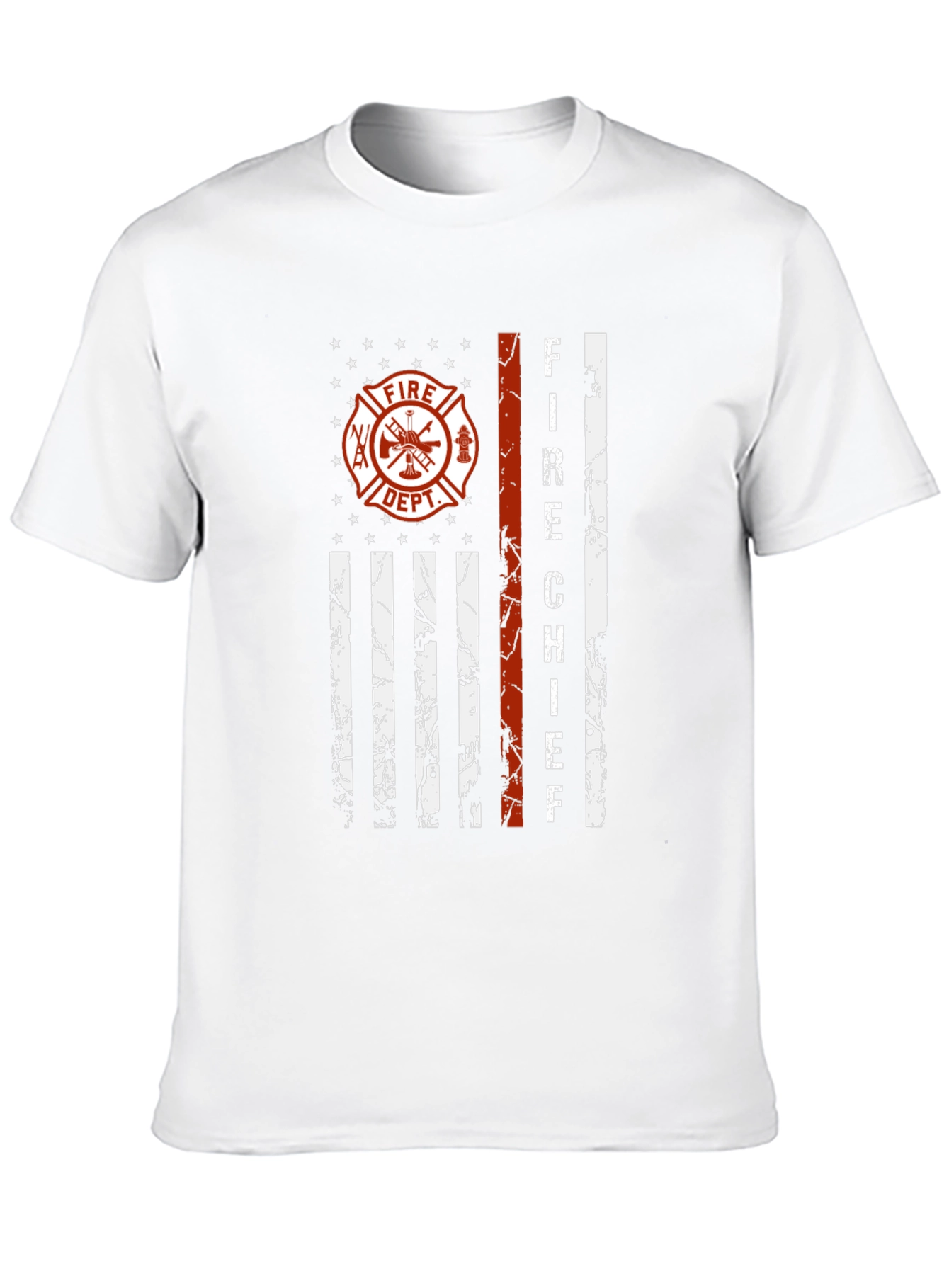 Fire Chief American Flag Graphic Tee