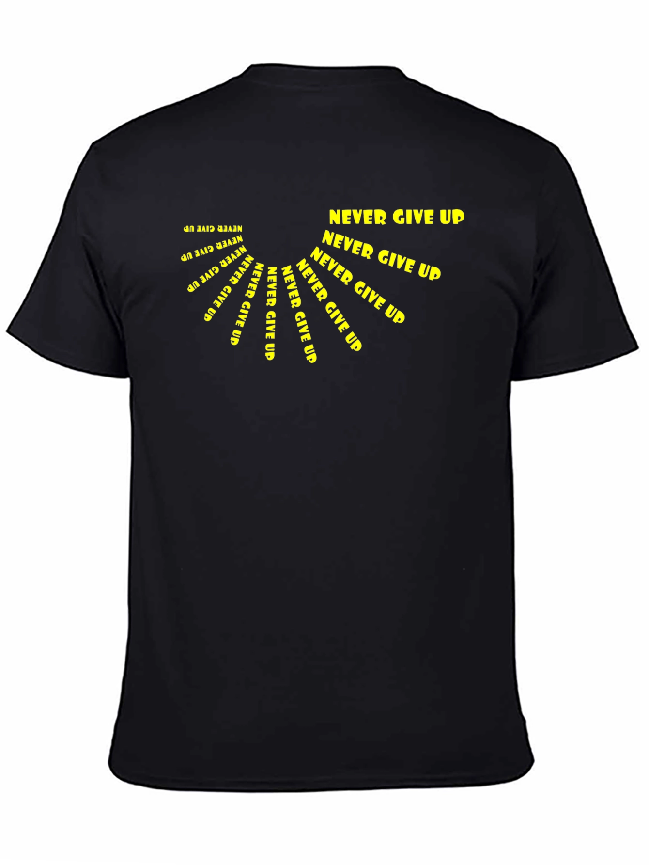 Never Give Up Graphic Tee - Motivational Design