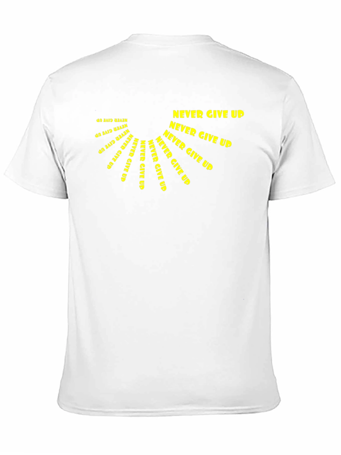 Never Give Up Graphic Tee - Motivational Design