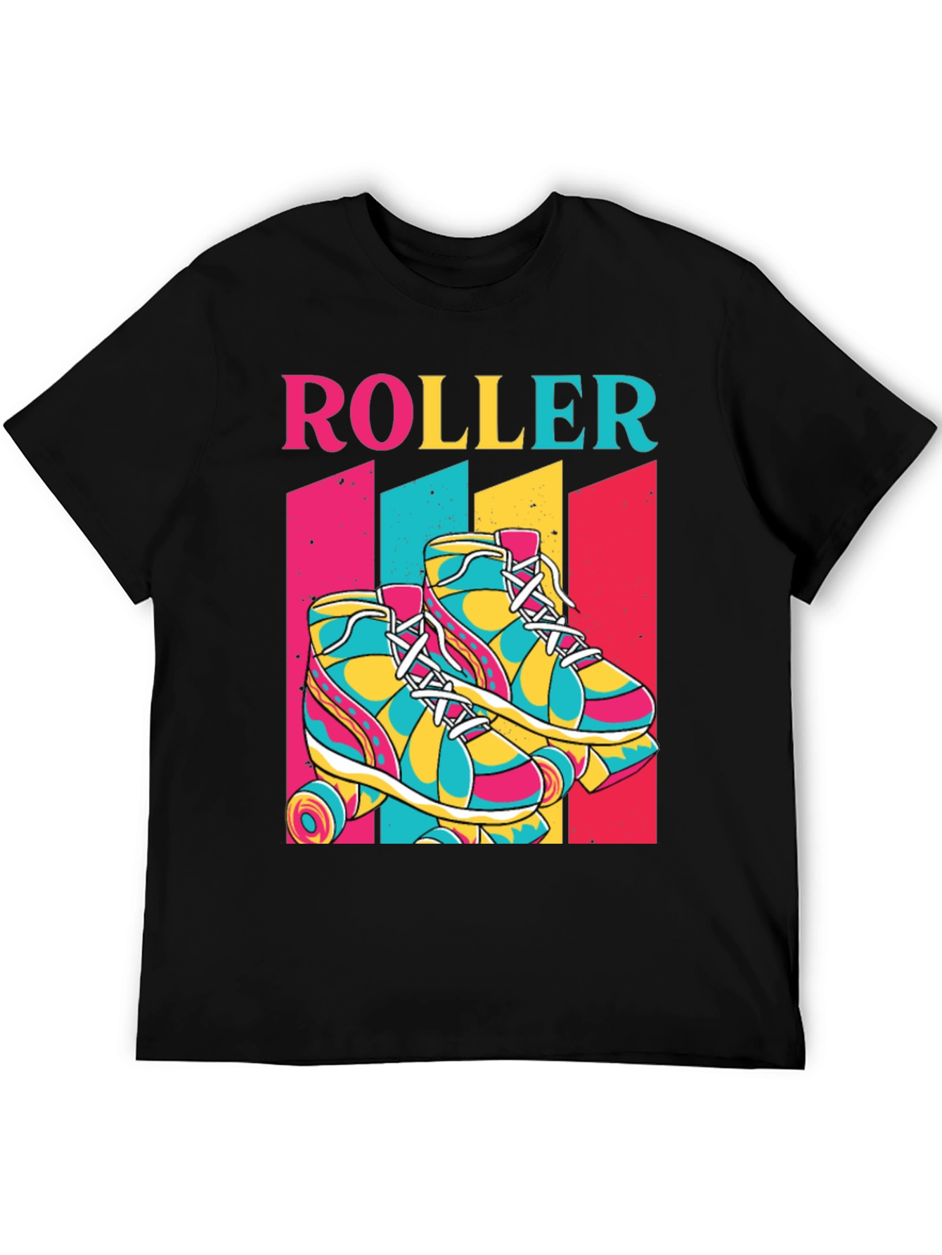 Retro Roller Skate Graphic Tee