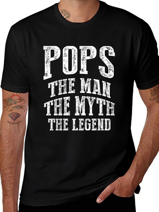 Pops The Man The Myth The Legend Graphic Tee