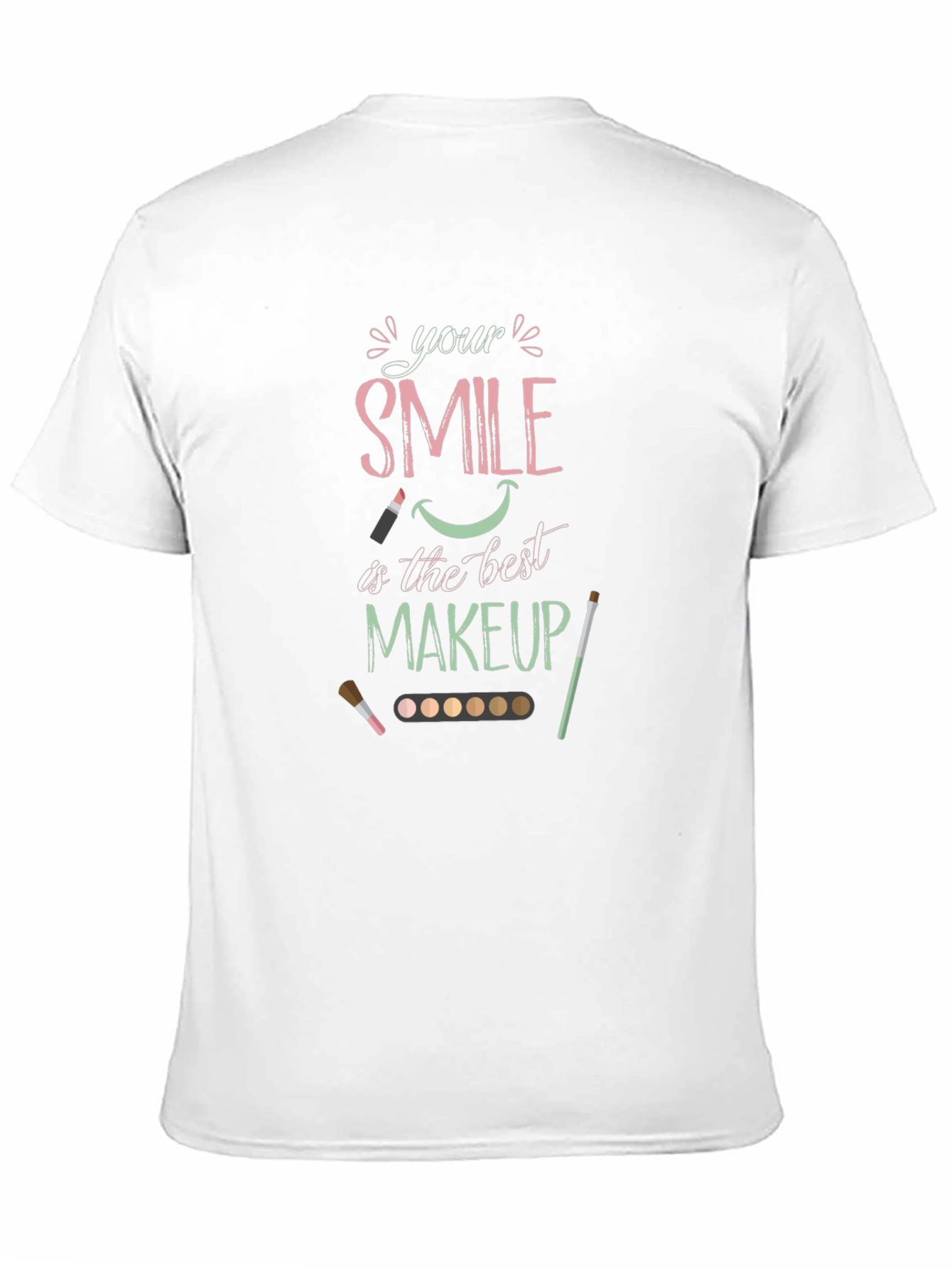 Smile is Best Makeup Graphic Tee
