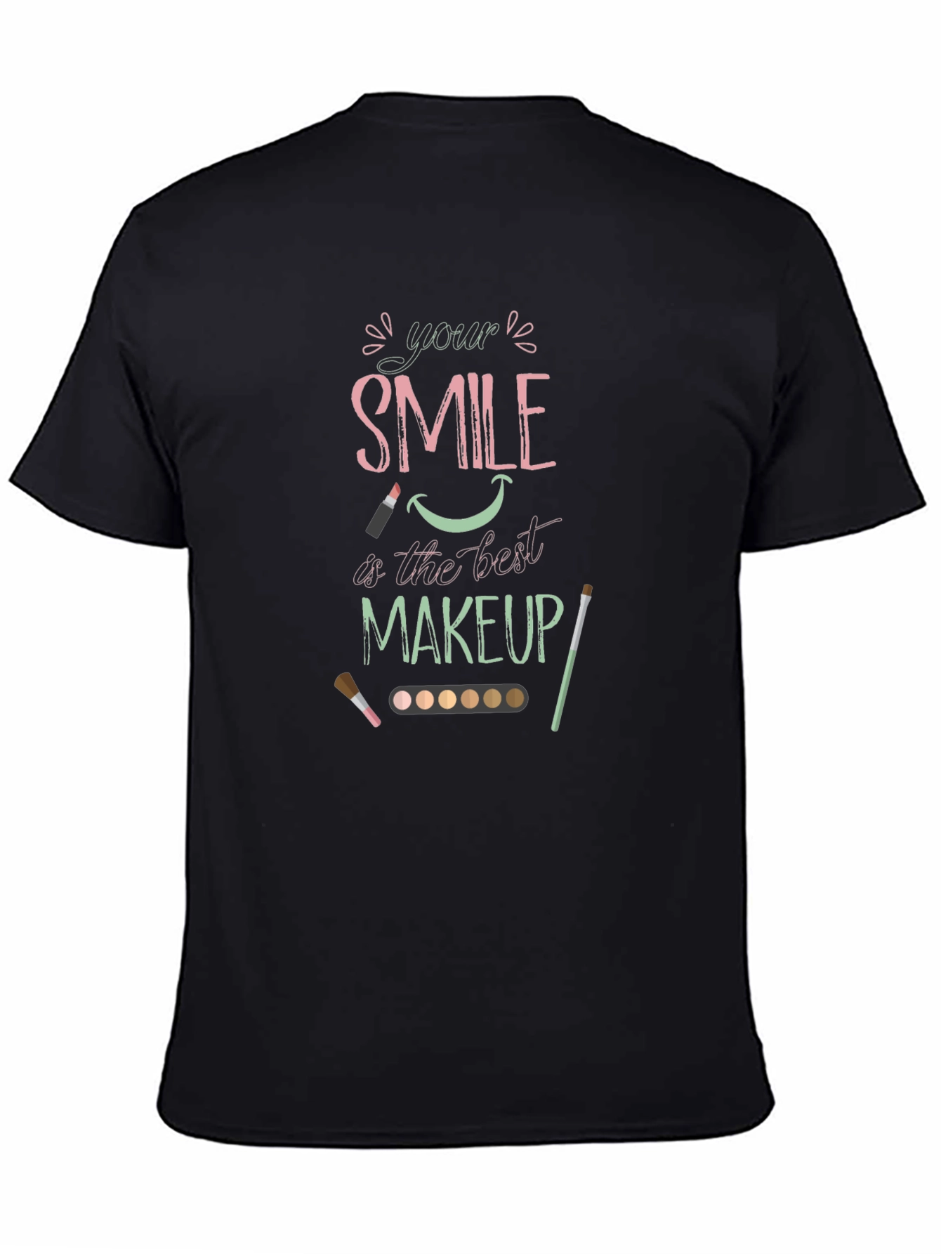 Smile is Best Makeup Graphic Tee