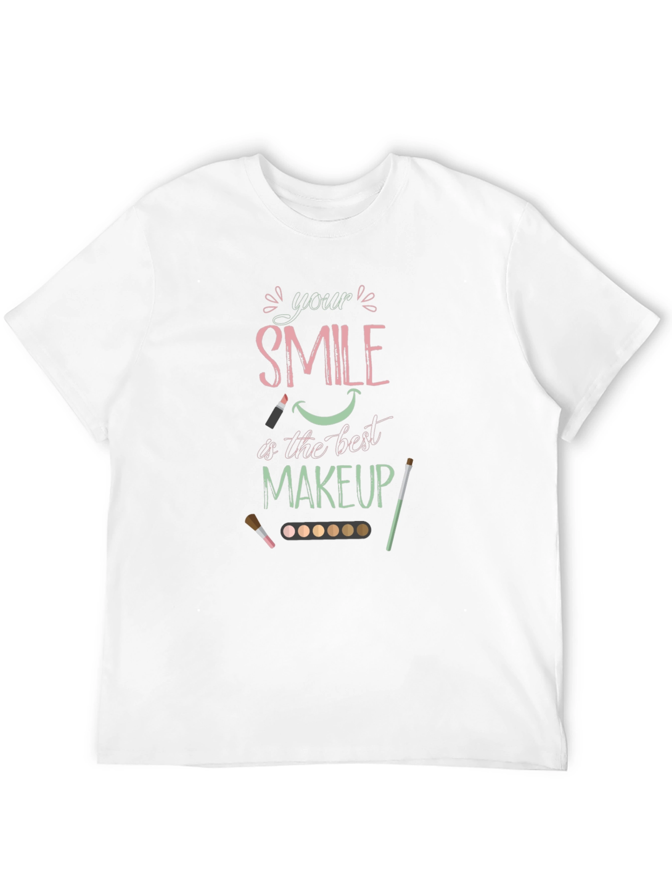 Smile is Best Makeup Graphic Tee