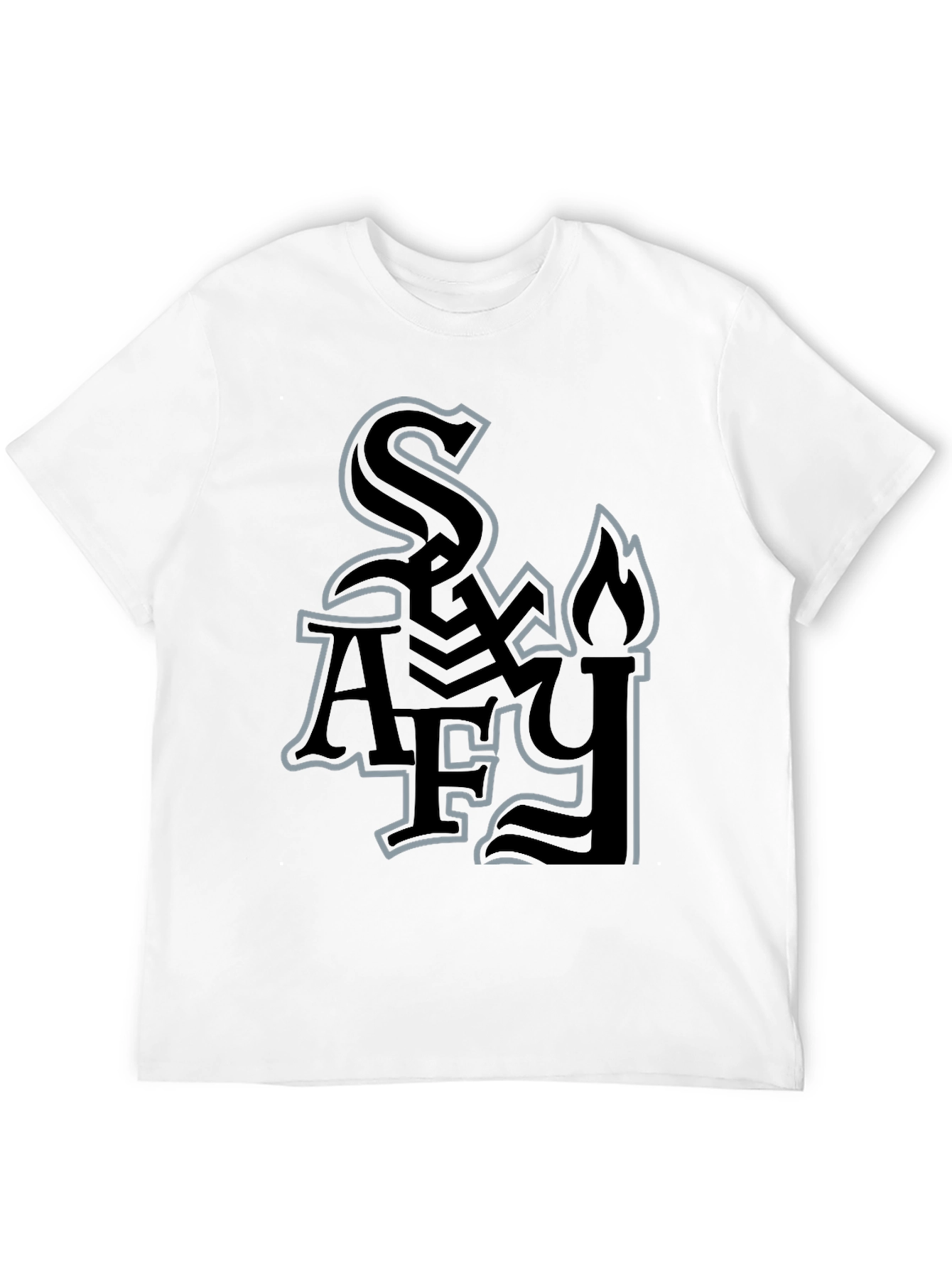 Stylish Black Graphic Tee
