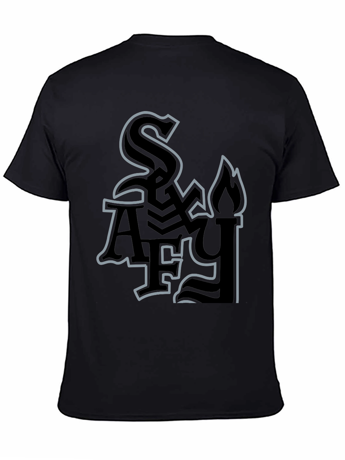 Stylish Black Graphic Tee
