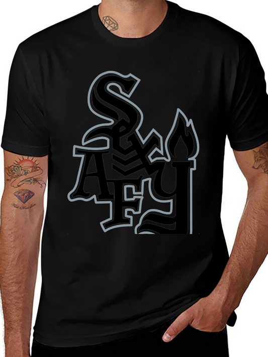 Stylish Black Graphic Tee