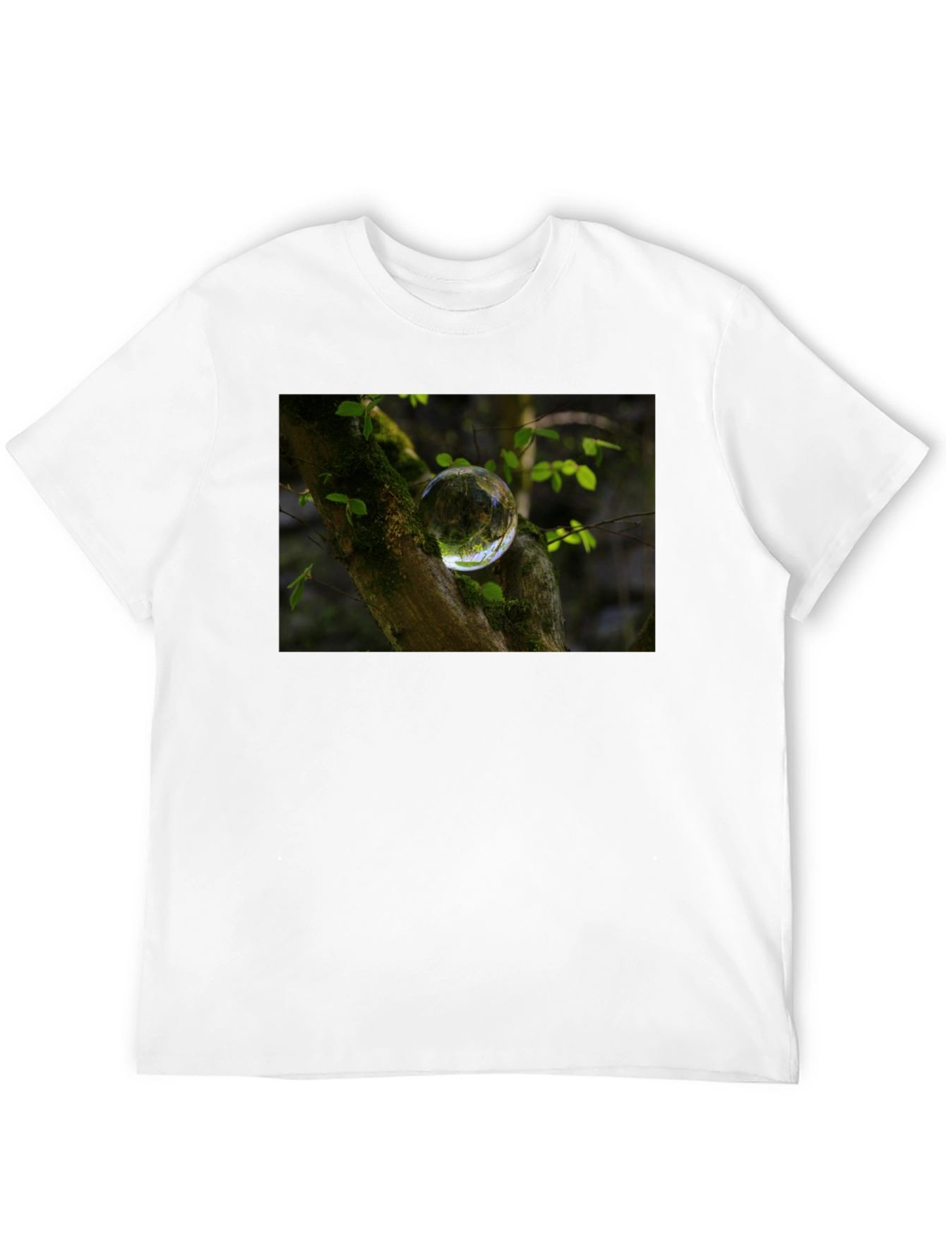 Nature Orb Graphic Black T-Shirt