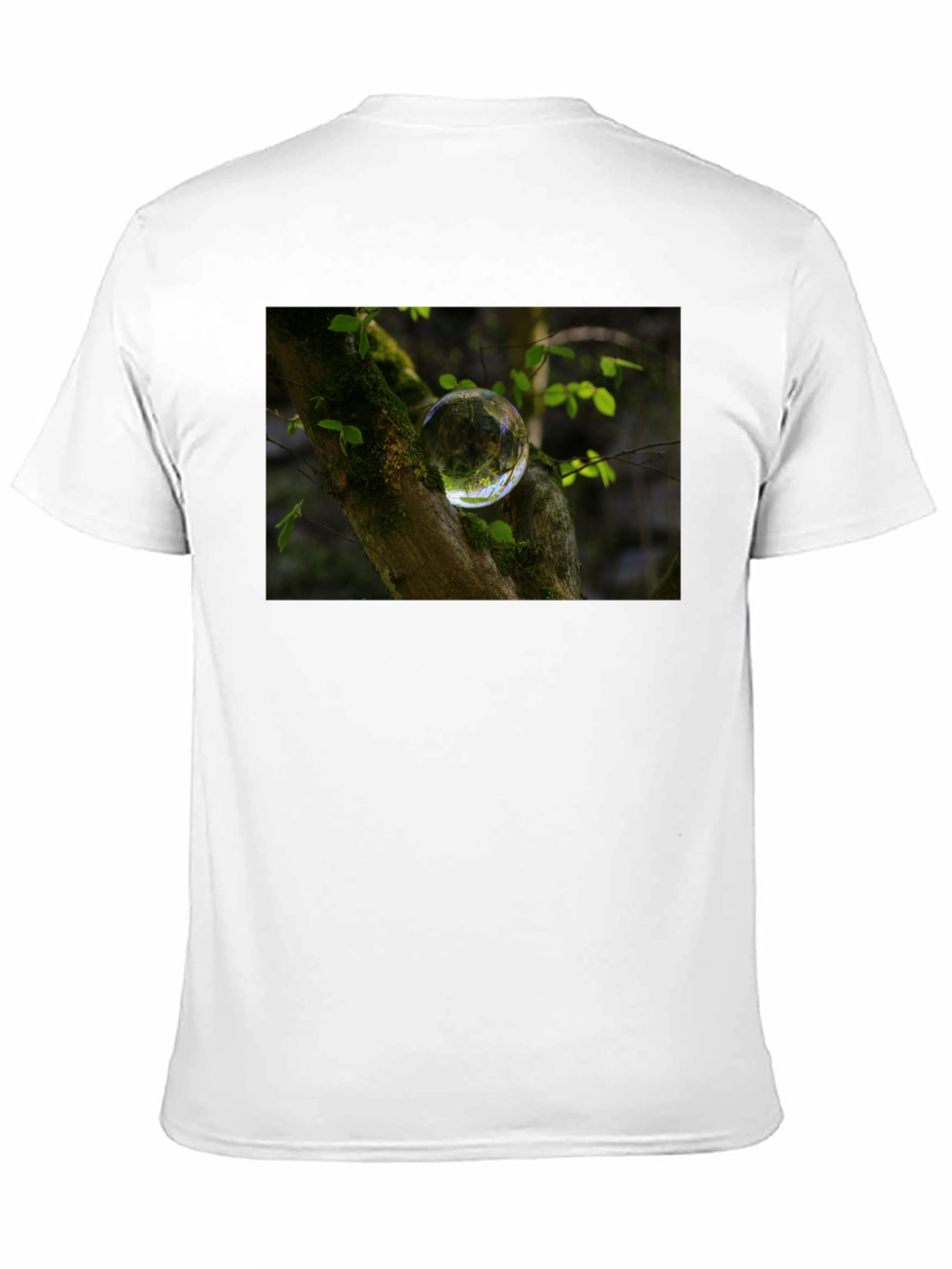Nature Orb Graphic Black T-Shirt