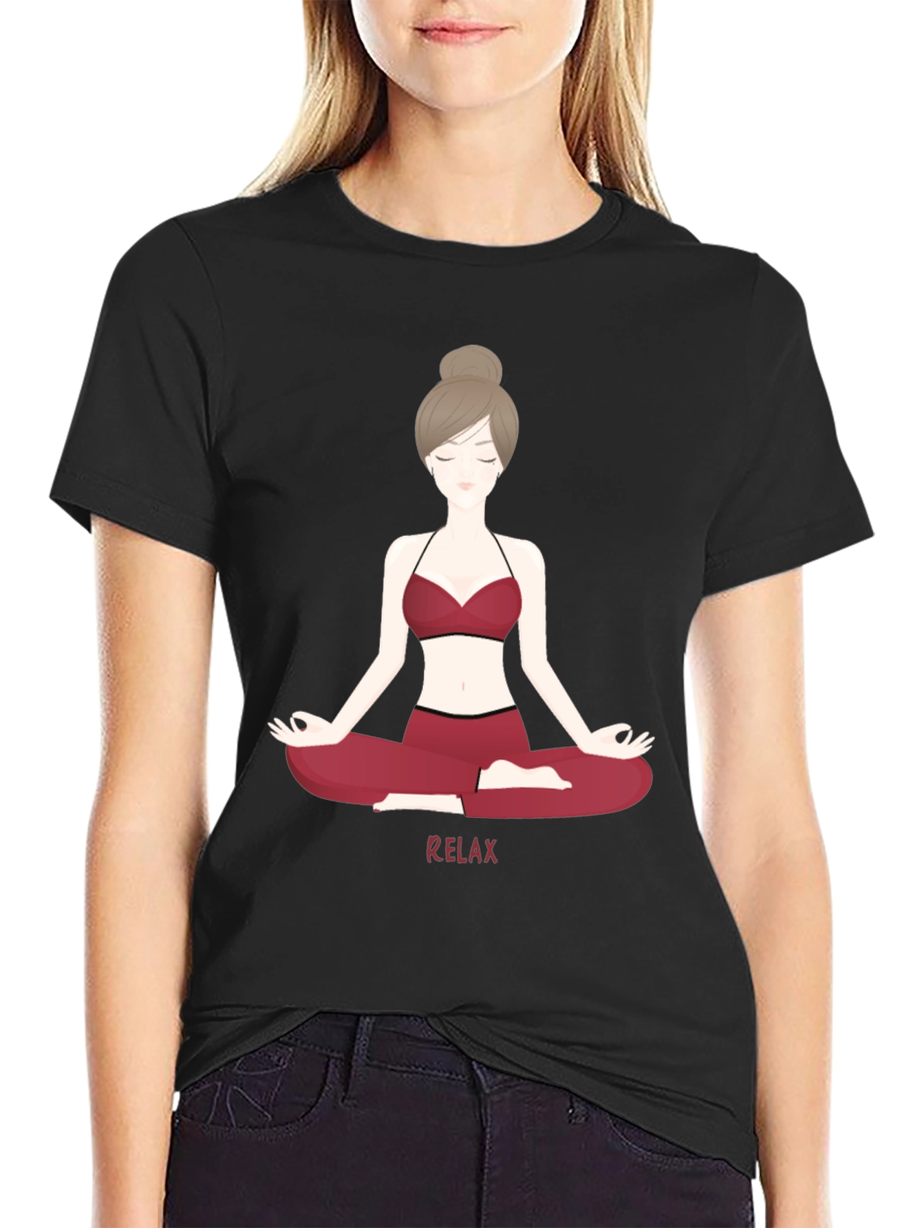 Relax Yoga T-Shirt - Stylish Graphic Tee