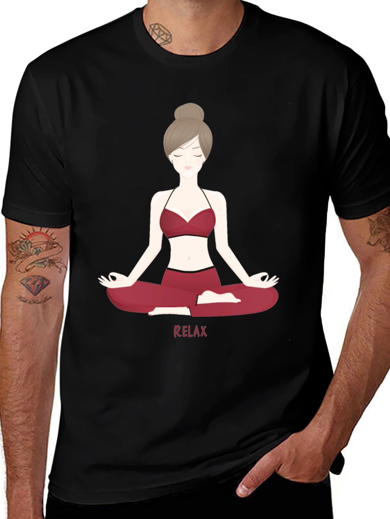 Relax Yoga T-Shirt - Stylish Graphic Tee