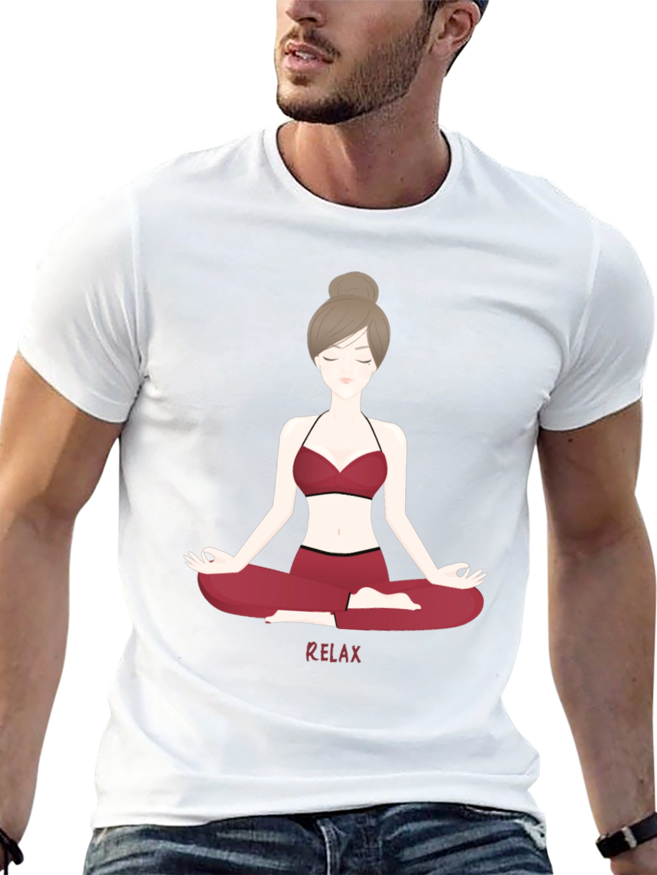 Relax Yoga T-Shirt - Stylish Graphic Tee