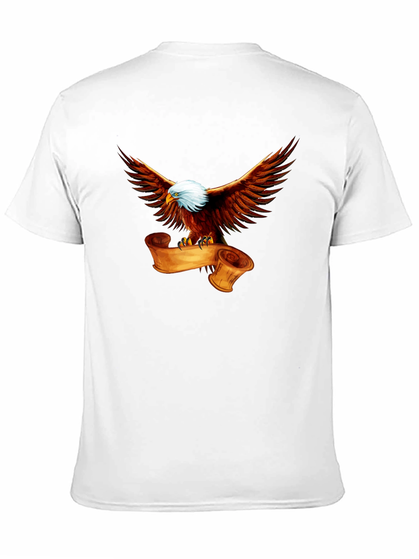Eagle & Scroll Graphic Tee - Patriotic T-Shirt