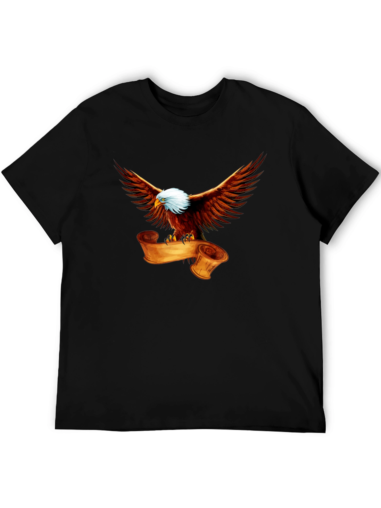Eagle & Scroll Graphic Tee - Patriotic T-Shirt