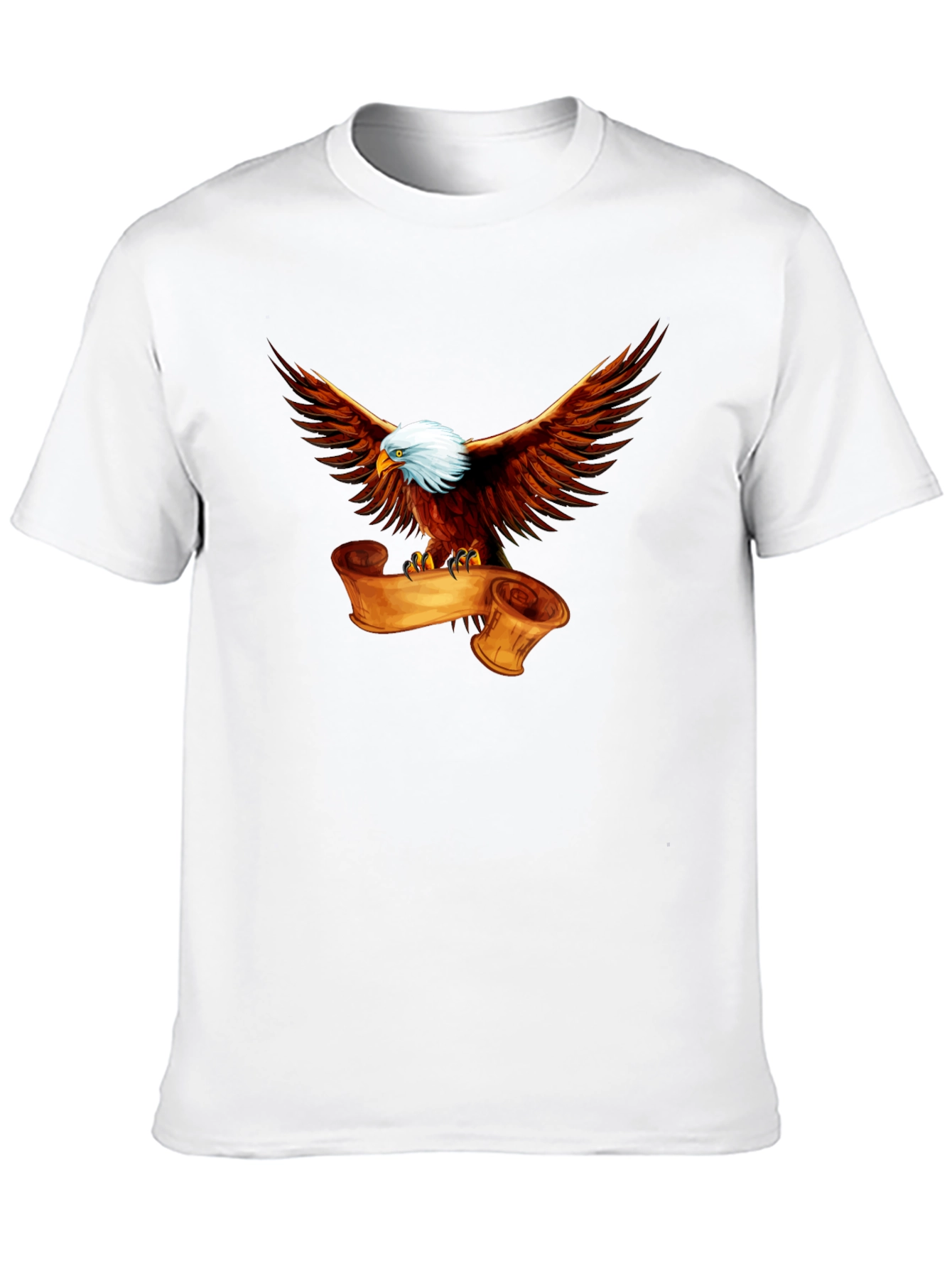 Eagle & Scroll Graphic Tee - Patriotic T-Shirt