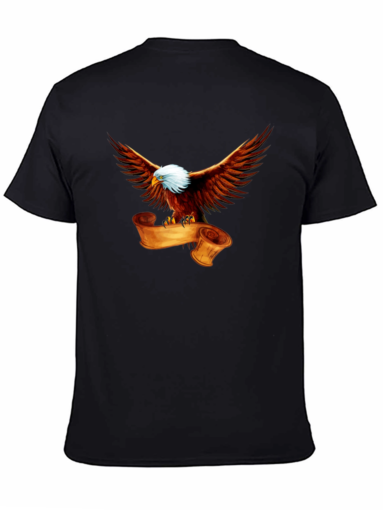 Eagle & Scroll Graphic Tee - Patriotic T-Shirt