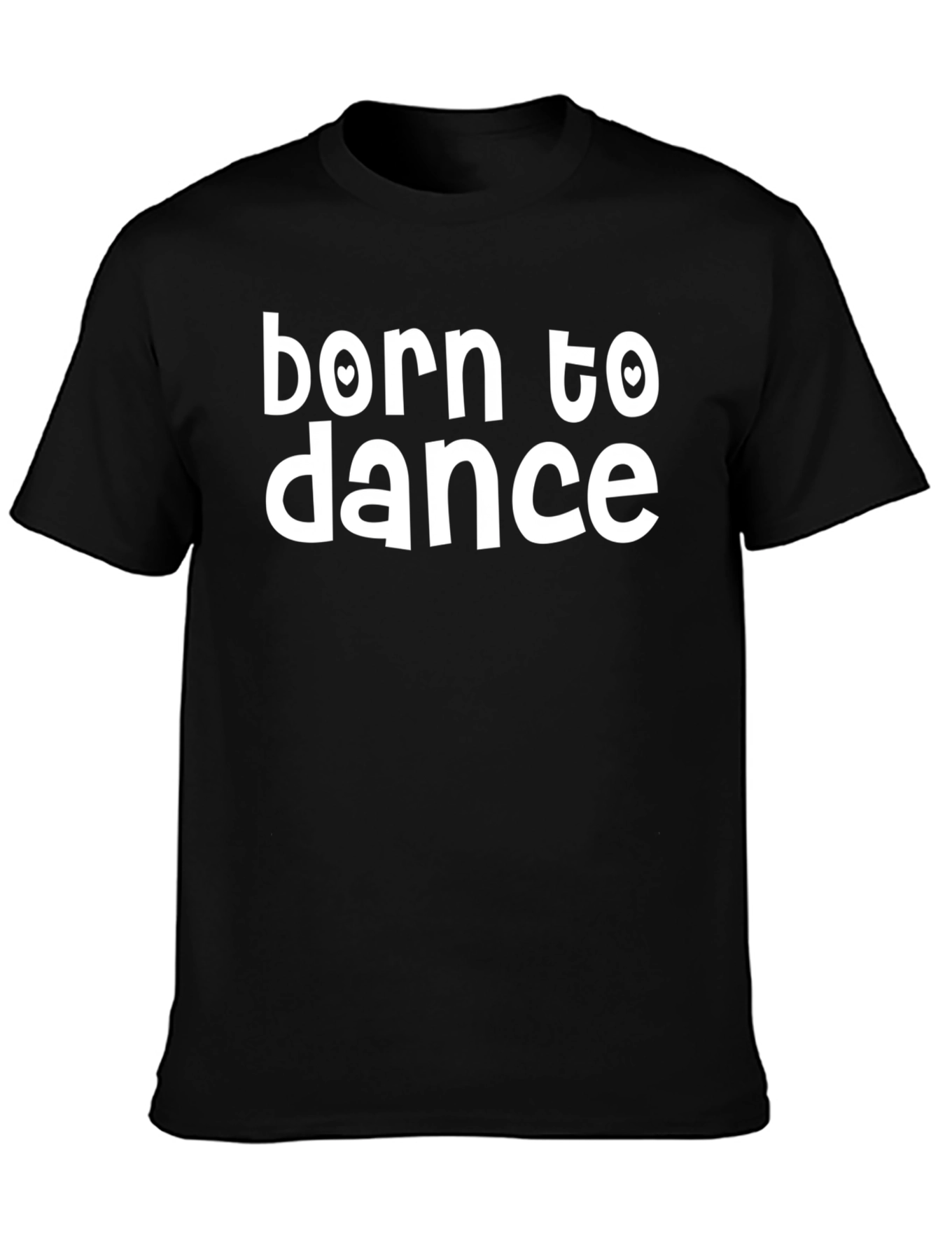 Born to Dance Black Graphic Tee Shirt