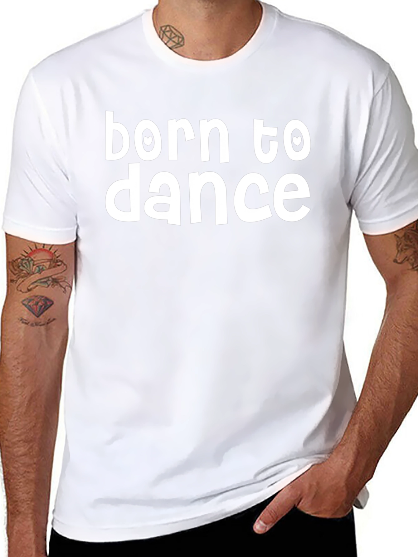 Born to Dance Black Graphic Tee Shirt