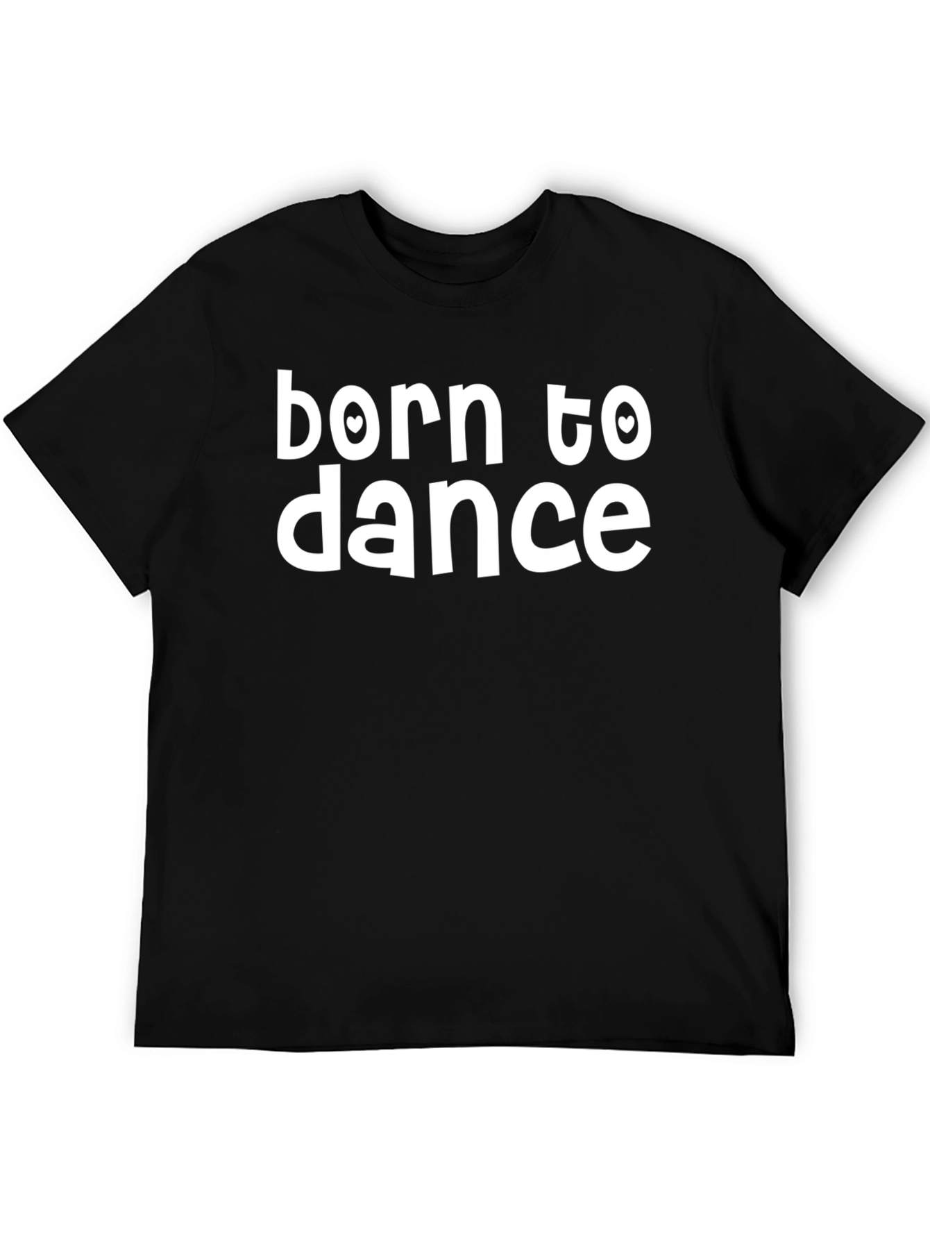 Born to Dance Black Graphic Tee Shirt
